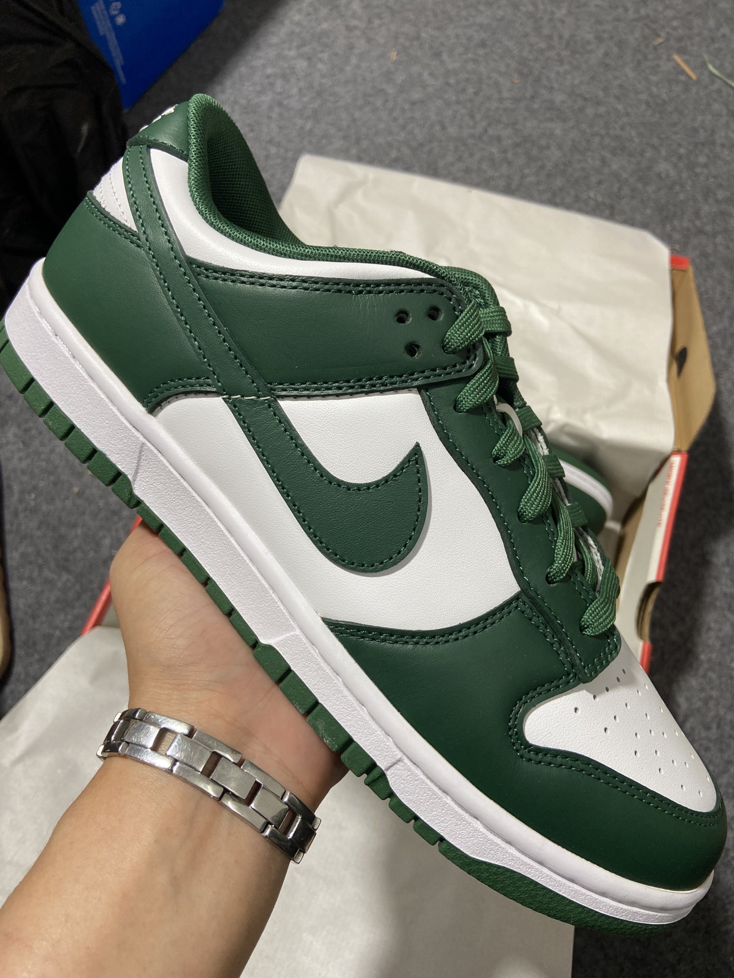 Dunk白绿尺码36-47.5纯原出品-DunkLowRetro“VarsityGreen”白绿DD13