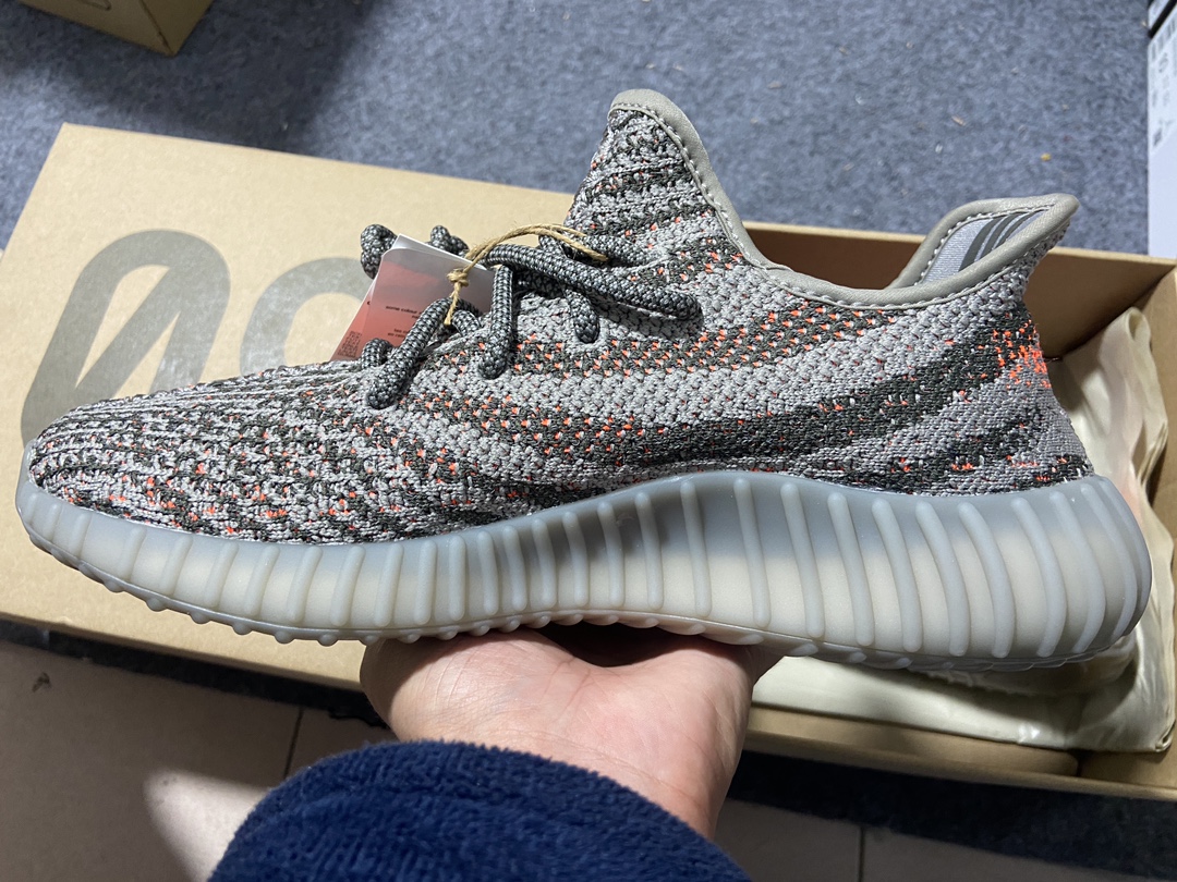 Yeezy灰橙尺码:36-48C版纯原版出品-YeezyBoost350V2老灰橙满天星GW1229