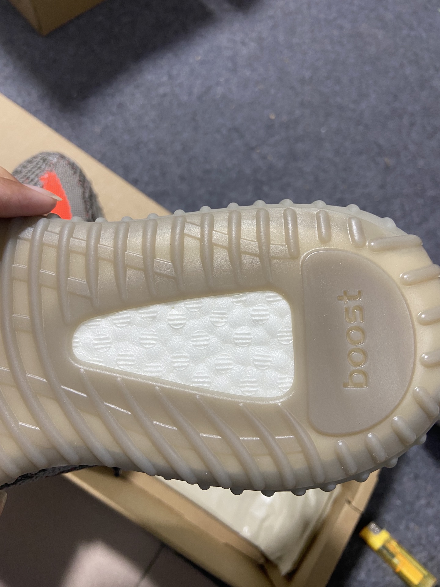 Yeezy灰橙尺码:36-48C版纯原版出品-YeezyBoost350V2老灰橙满天星GW1229