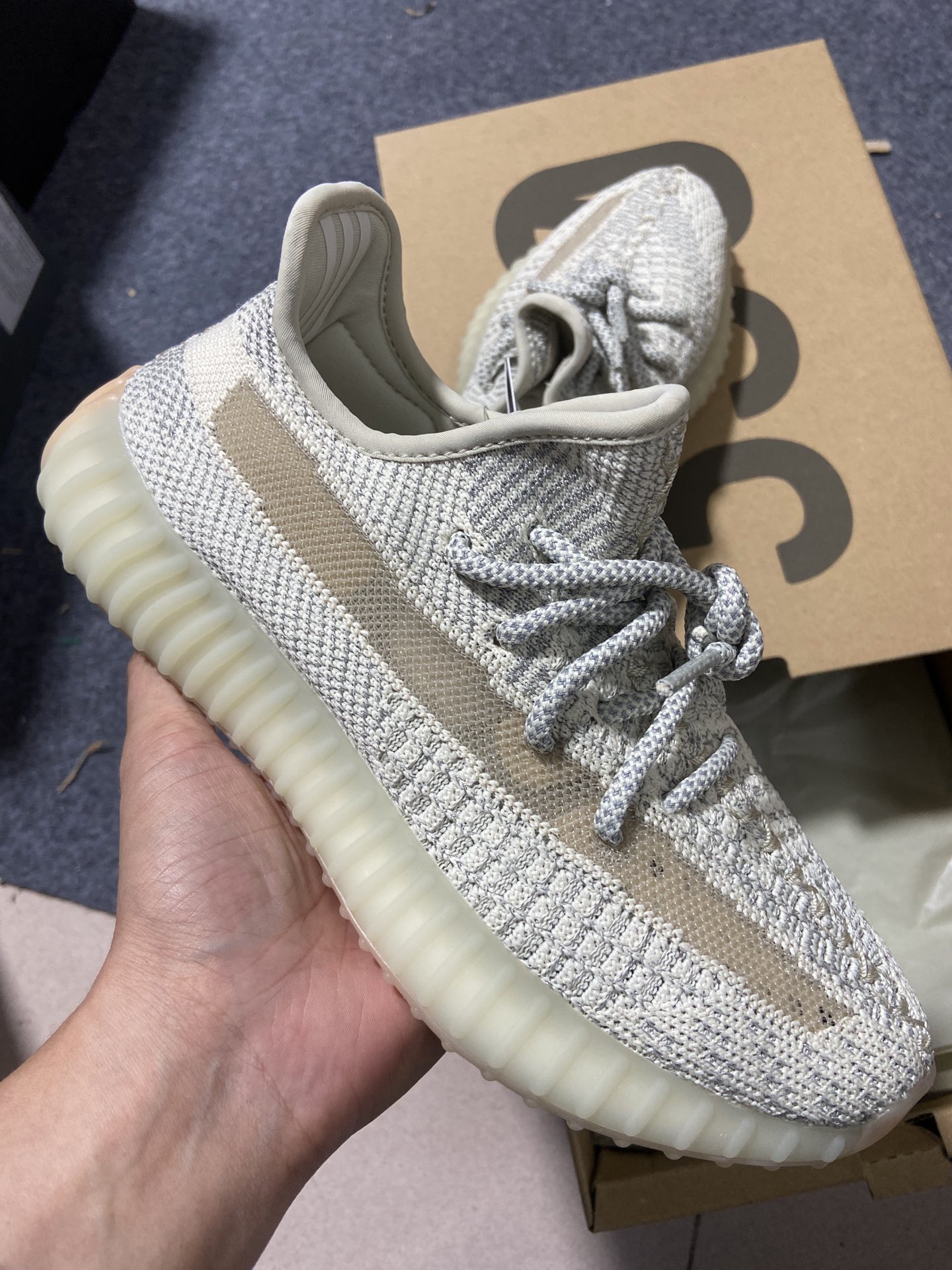 Yeezy须白满尺码:36-48纯原版出品-YeezyBoost350V2Reflective新美洲2.