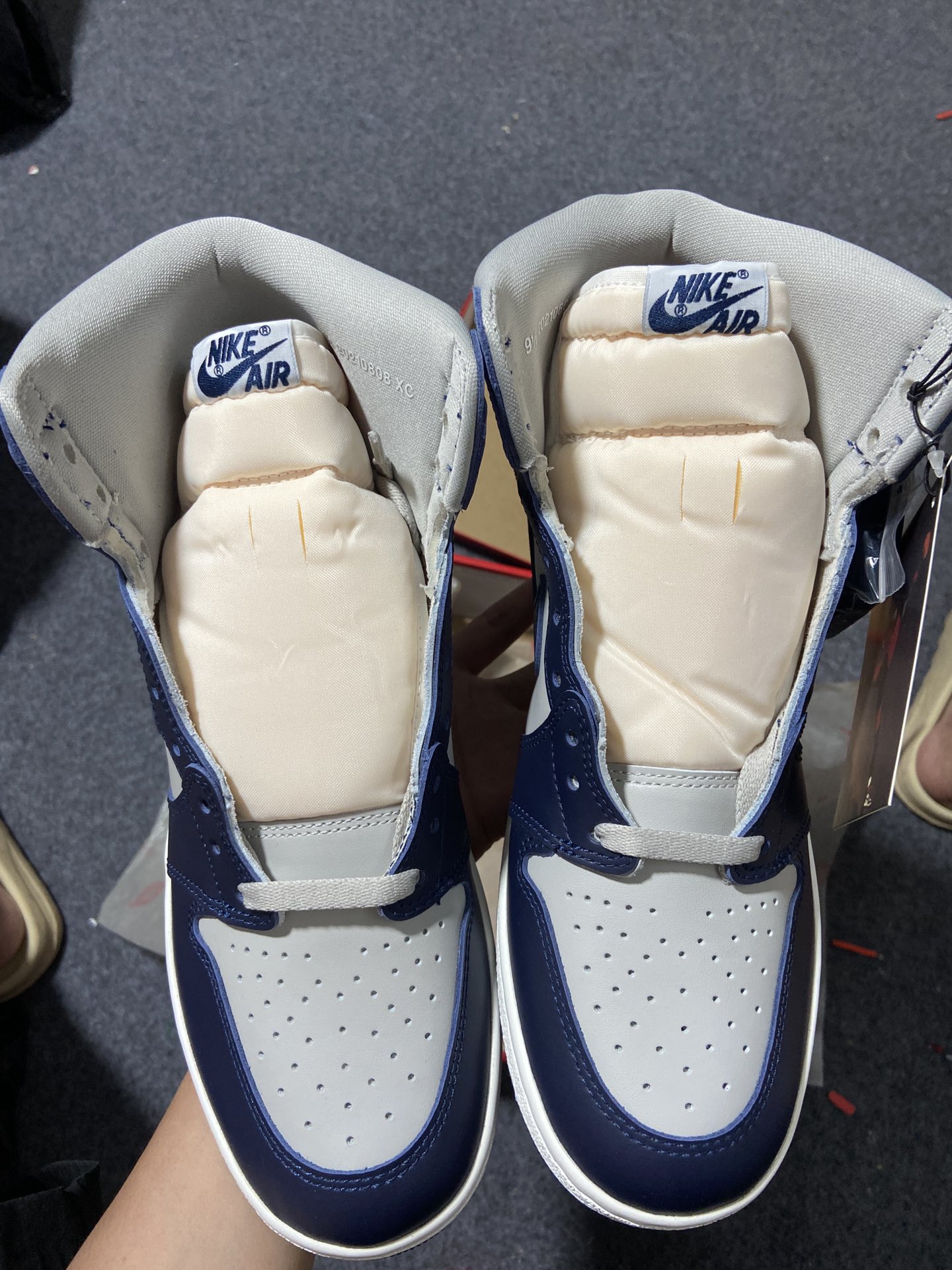 AJ1乔治城鞋码40.5-47.5总裁R版出品-AirJordan1High85“Georgetown”