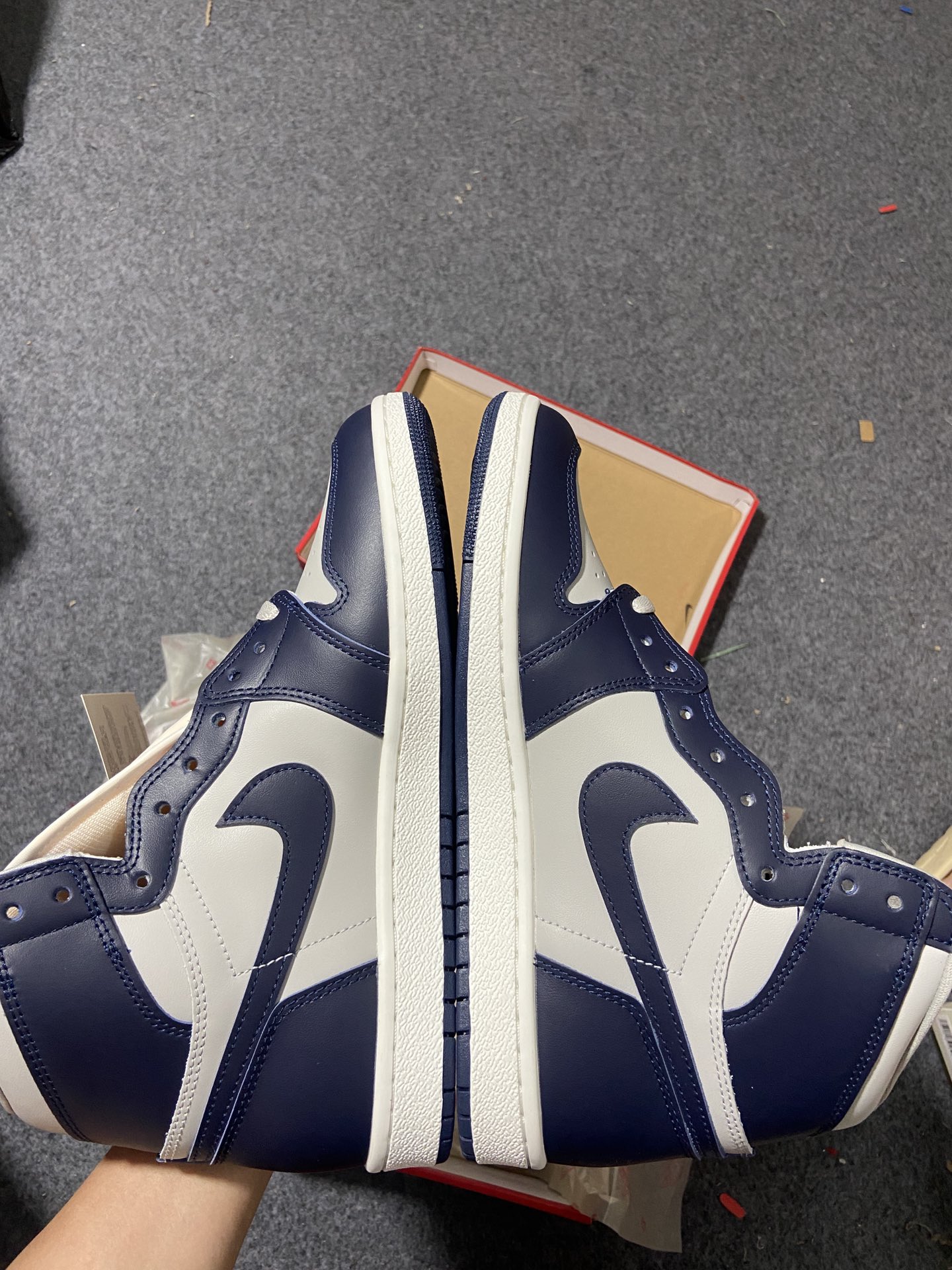 AJ1乔治城鞋码40.5-47.5总裁R版出品-AirJordan1High85“Georgetown”