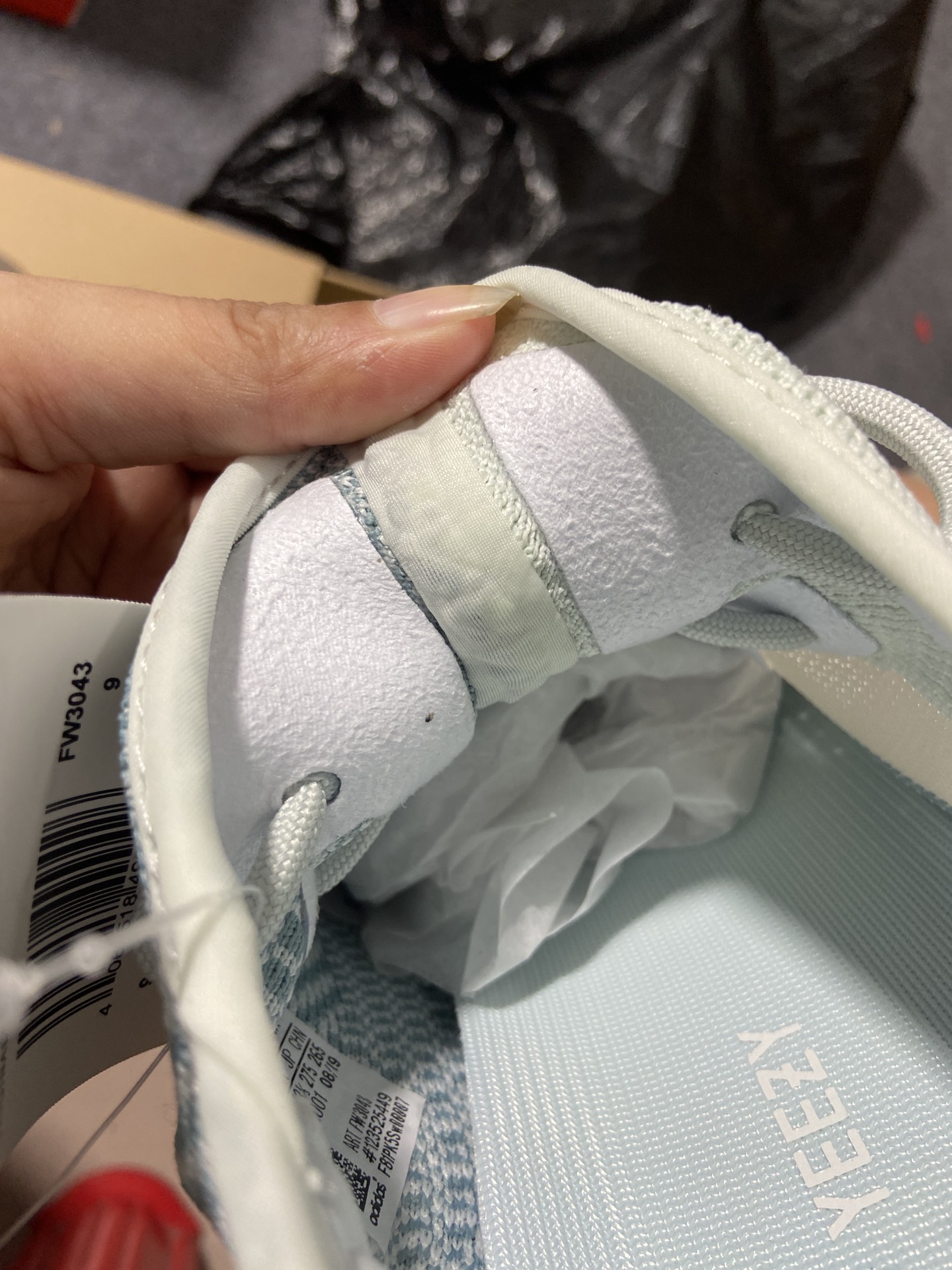 Yeezy350冰蓝天使鞋码36-48纯原版出品-YeezyBoost350V2CloudWhite冰蓝