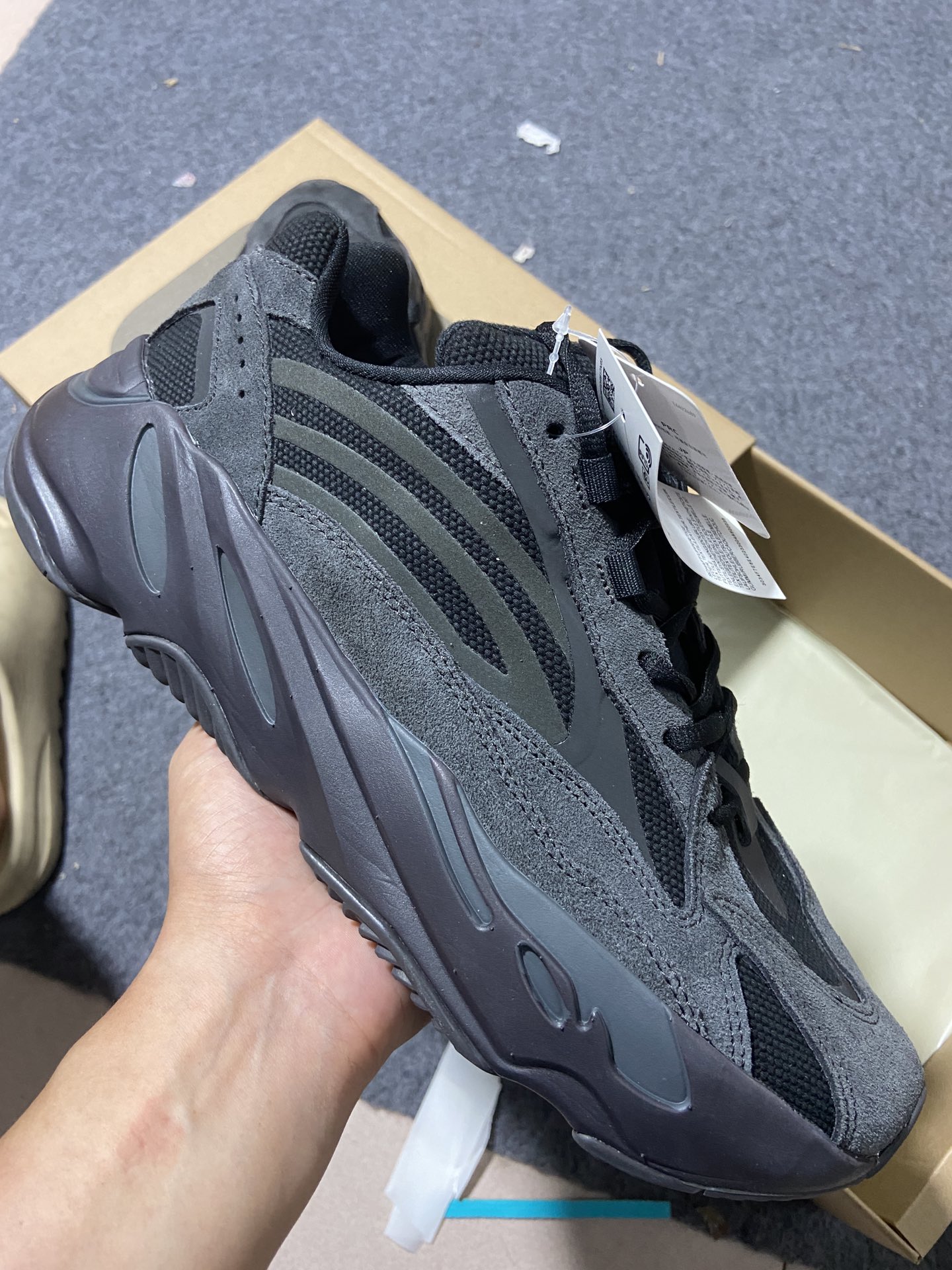 Yeezy700尺码:36-48纯原版出品-originalsYeezyBoost700V2Banta黑