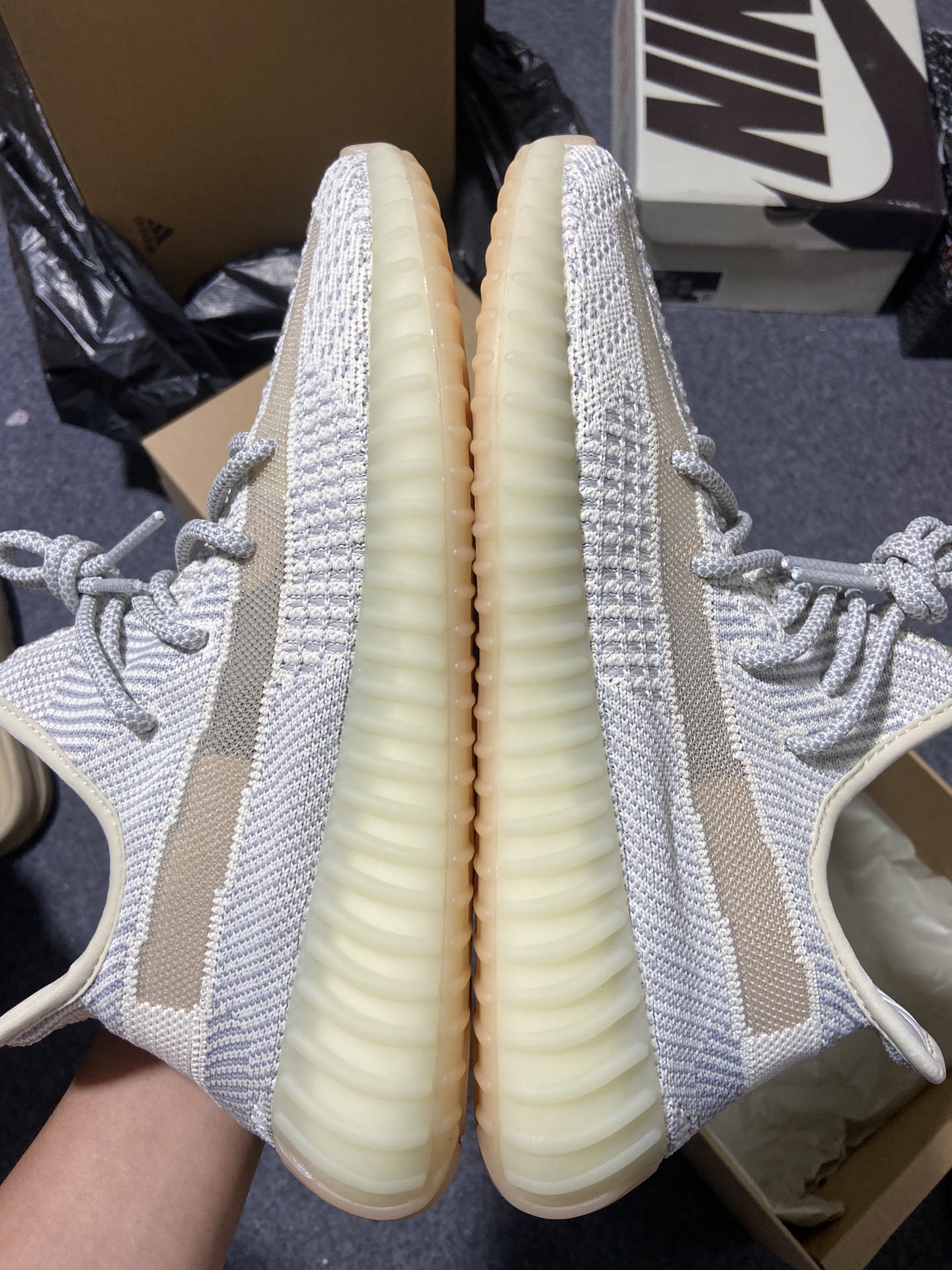 Yeezy须白尺码:36-48纯原版出品-YeezyBoost350V2Lundmark新美洲限定芝麻须