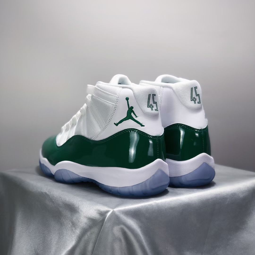 AirJordan11PE白绿45尺码40-48.5头层真碳货号CT8012-113