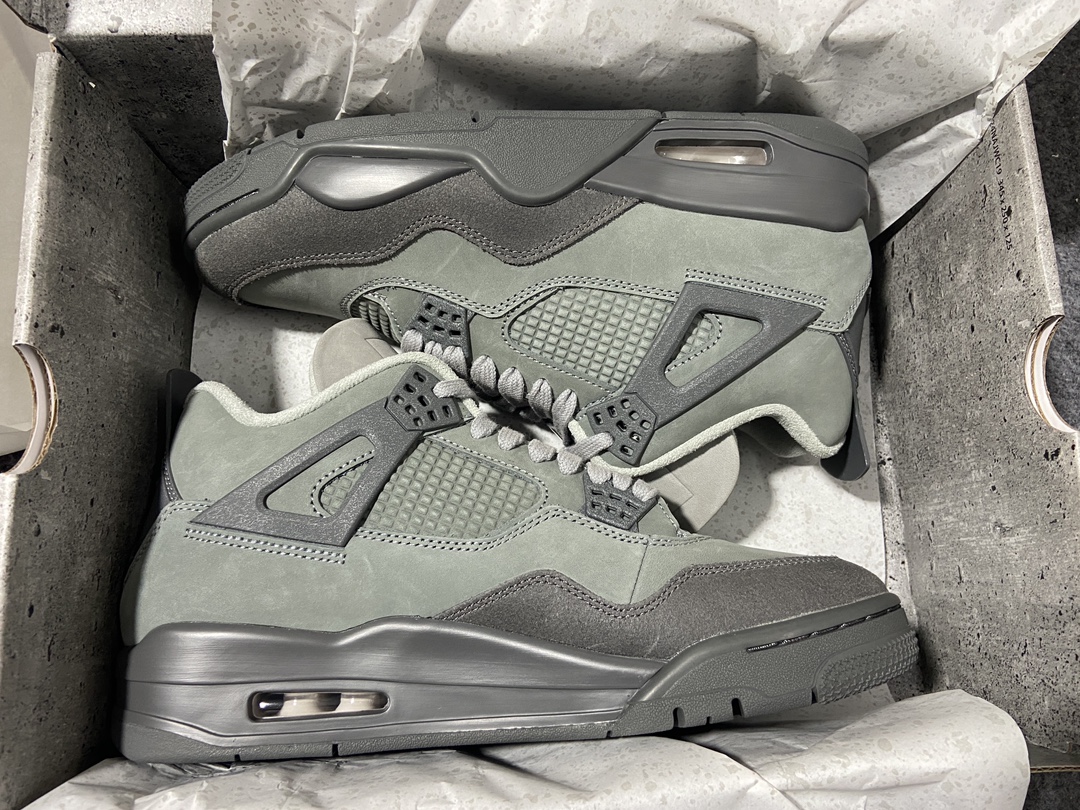 AJ4灰黑尺码:40-48.5纯原版出品-AirJordan4SESmokeGrey灰黑FQ7928-0