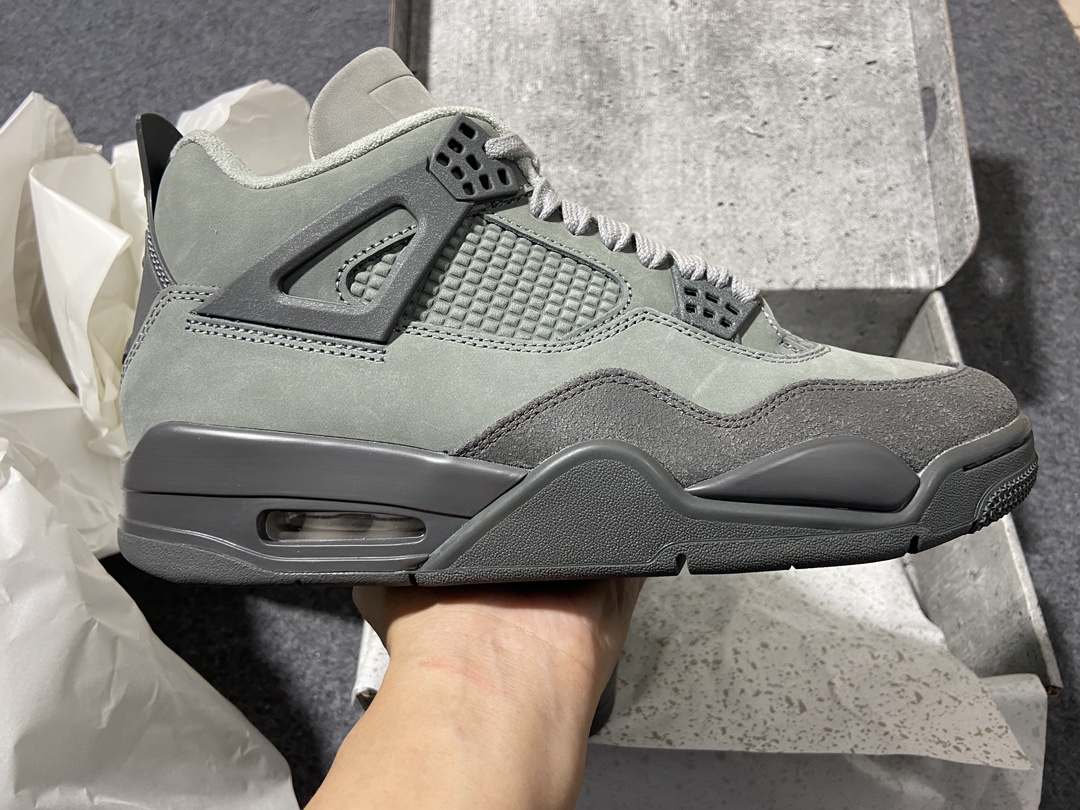 AJ4灰黑尺码:40-48.5纯原版出品-AirJordan4SESmokeGrey灰黑FQ7928-0