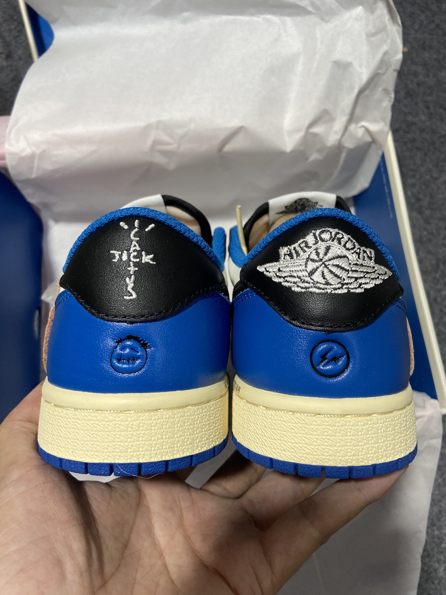 大厂福利特价AJLow倒钩尺码:36-47.5纯原版出品-AirJordan1TravisScottx“