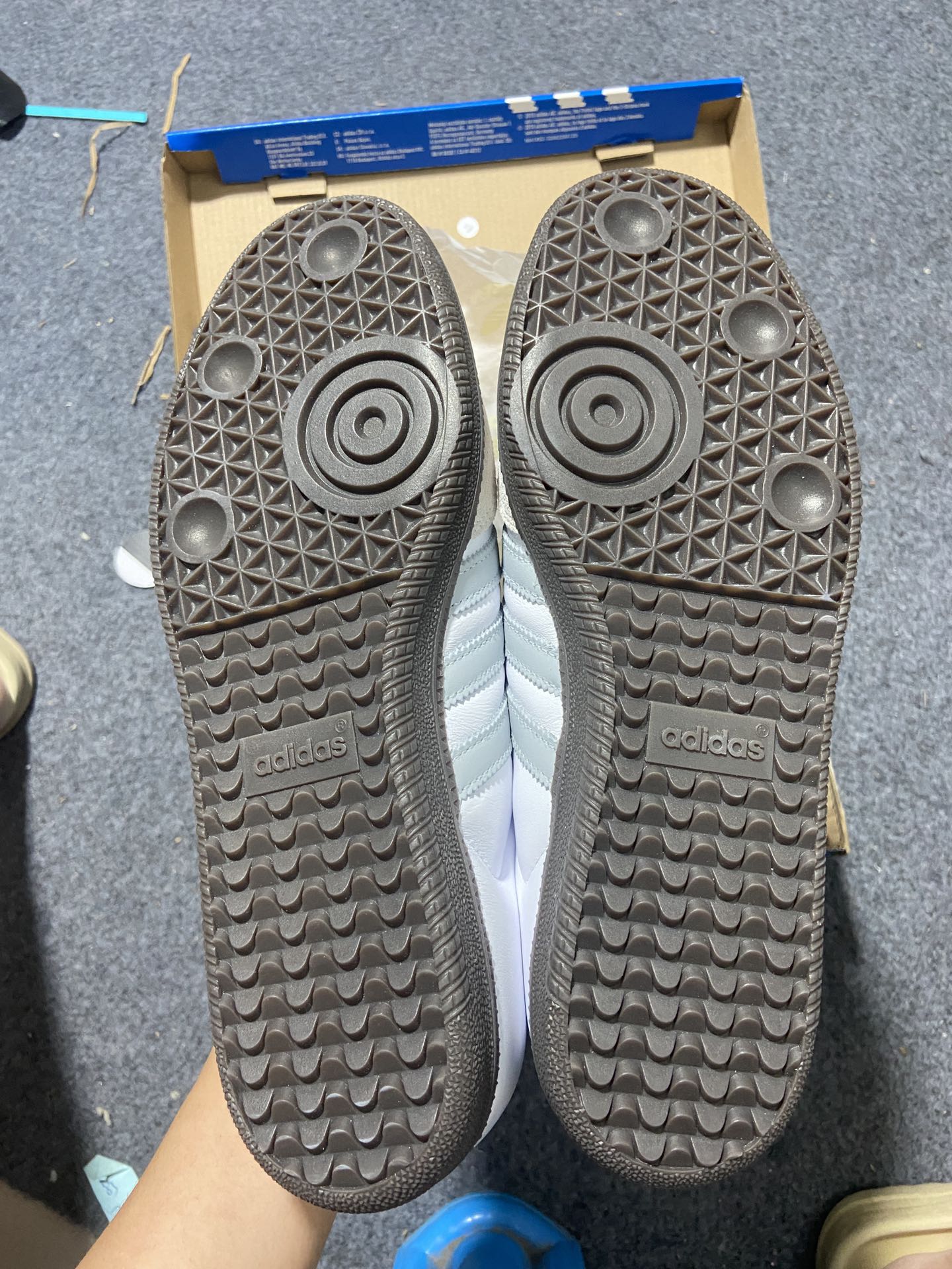 OriginalsSize:36-45纯原版出品-ADOriginalsSambaOG白蓝ID2055Y