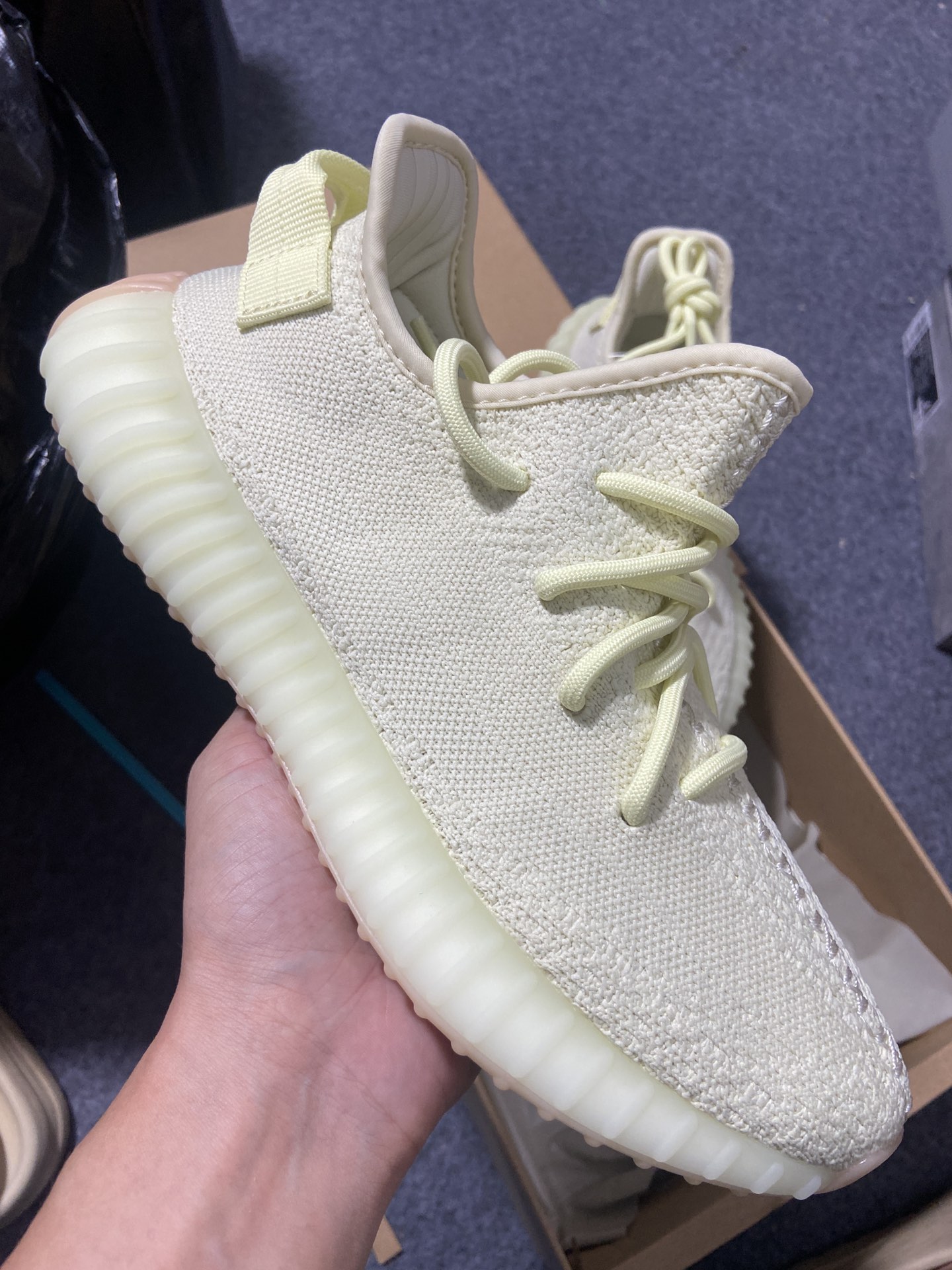 Yeezy黄油尺码:36-48纯原版出品-YeezyBoost350V2Butter黄油花生酱椰子F36