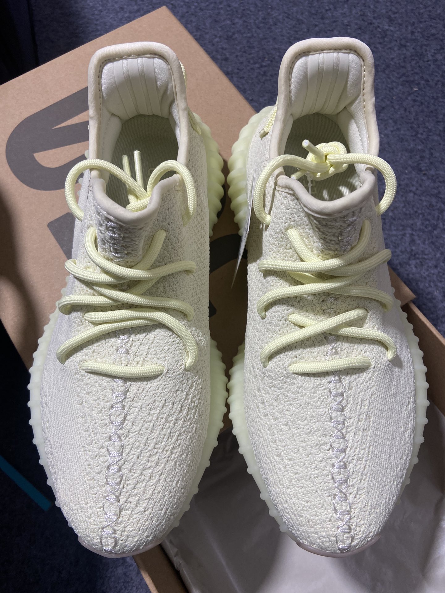 Yeezy黄油尺码:36-48纯原版出品-YeezyBoost350V2Butter黄油花生酱椰子F36