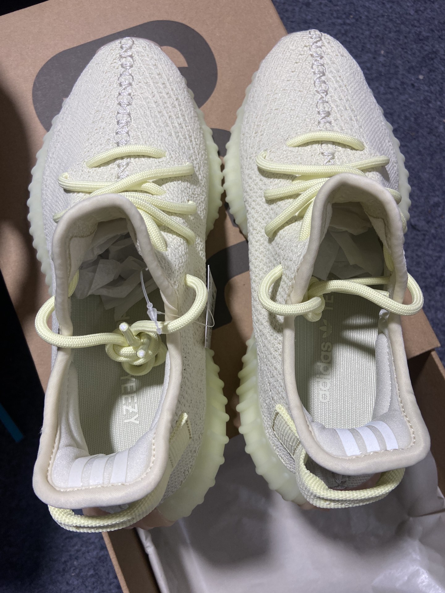 Yeezy黄油尺码:36-48纯原版出品-YeezyBoost350V2Butter黄油花生酱椰子F36