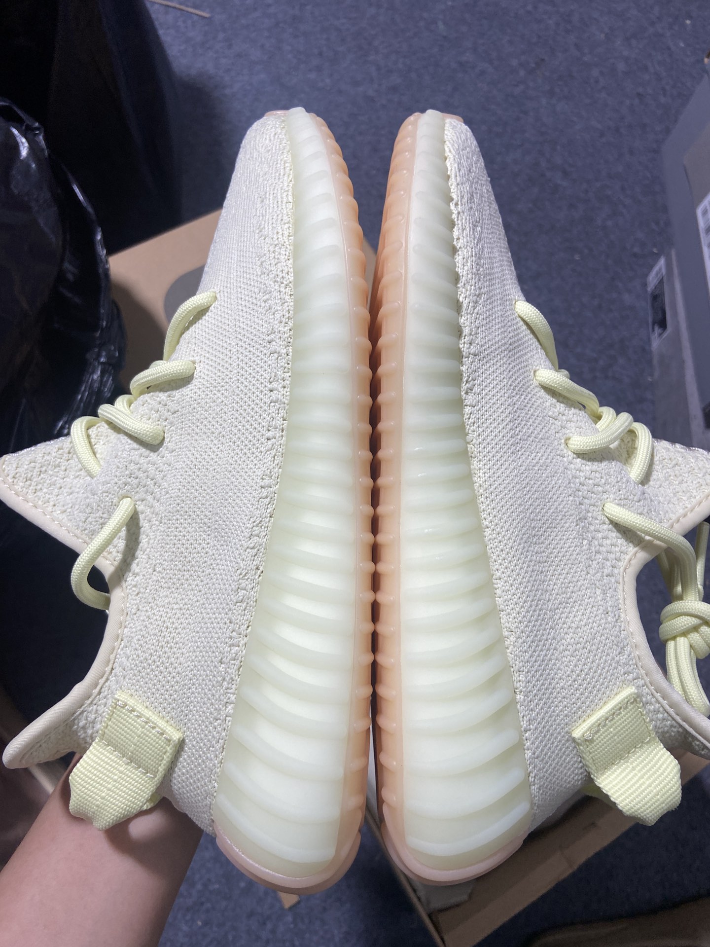 Yeezy黄油尺码:36-48纯原版出品-YeezyBoost350V2Butter黄油花生酱椰子F36