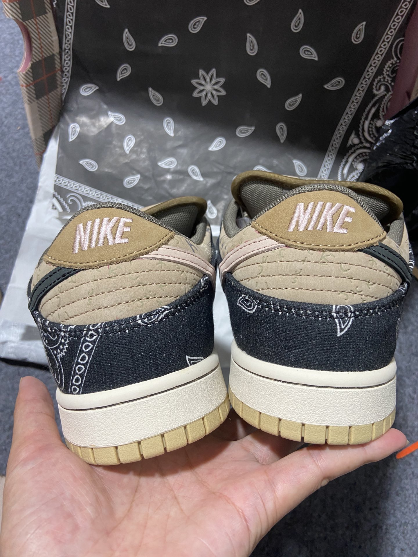 Dunk腰果花尺码36-47.5特价福利纯原出品-TravisScottxNikeSBDunkLowTS