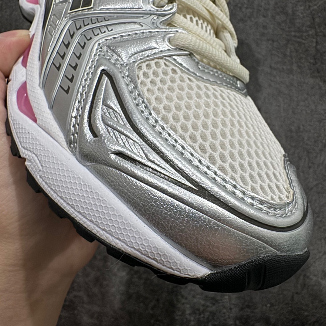 纯原版ASICSGEL-KAYANO14亚瑟士系列轻量缓震休闲运动跑步鞋银黑粉目前市场最优品质鞋型细节秒