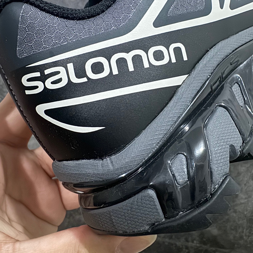 巅峰版SalomonXT-6Gore-Tex防水款萨洛蒙复古潮流户外机能登山跑鞋黑灰银纯原外贸平台特供订