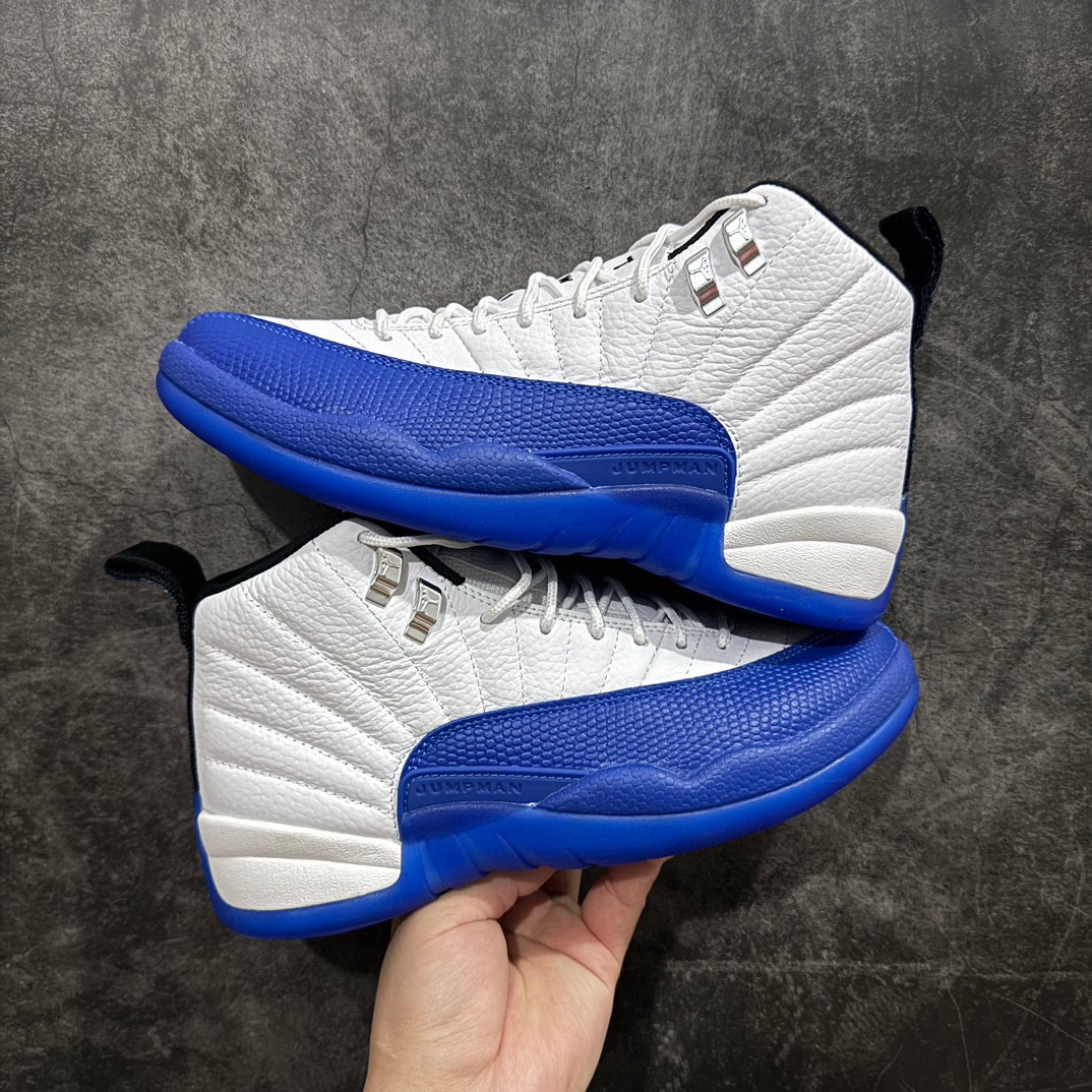 外贸大厂纯原顶级AirJordanAJ12BlueBerry白蓝货号CT8013-140原楦原纸板开发原