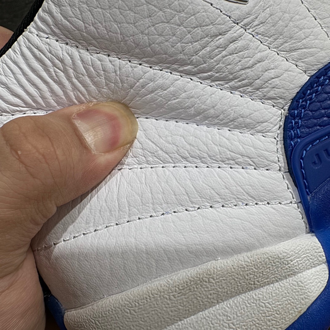 外贸大厂纯原顶级AirJordanAJ12BlueBerry白蓝货号CT8013-140原楦原纸板开发原