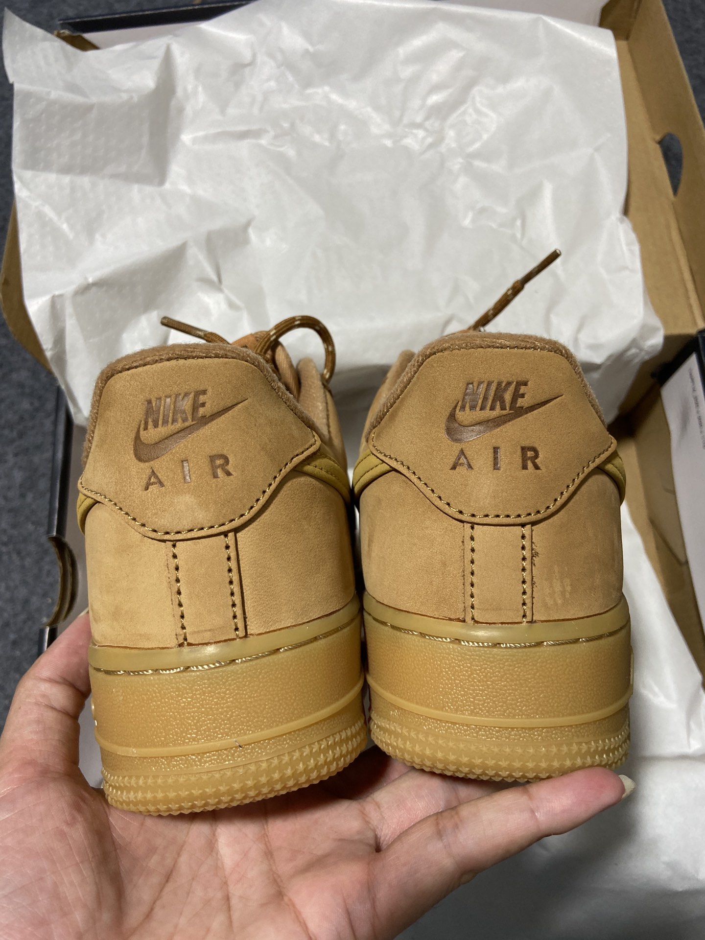 AF1小麦尺码:39-46纯原出品-AirForce1Low07LV8“Wheat/Flax”小麦黄CJ