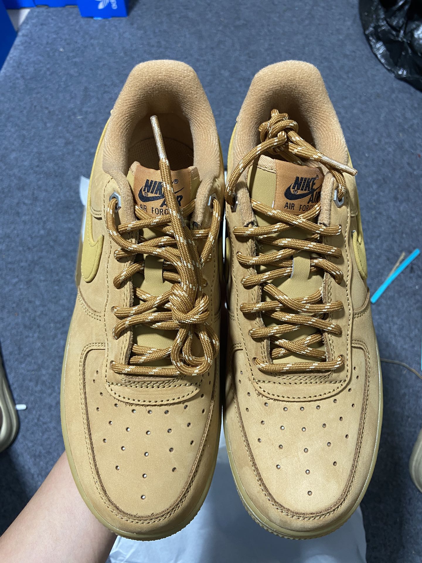 AF1小麦尺码:39-46纯原出品-AirForce1Low07LV8“Wheat/Flax”小麦黄CJ