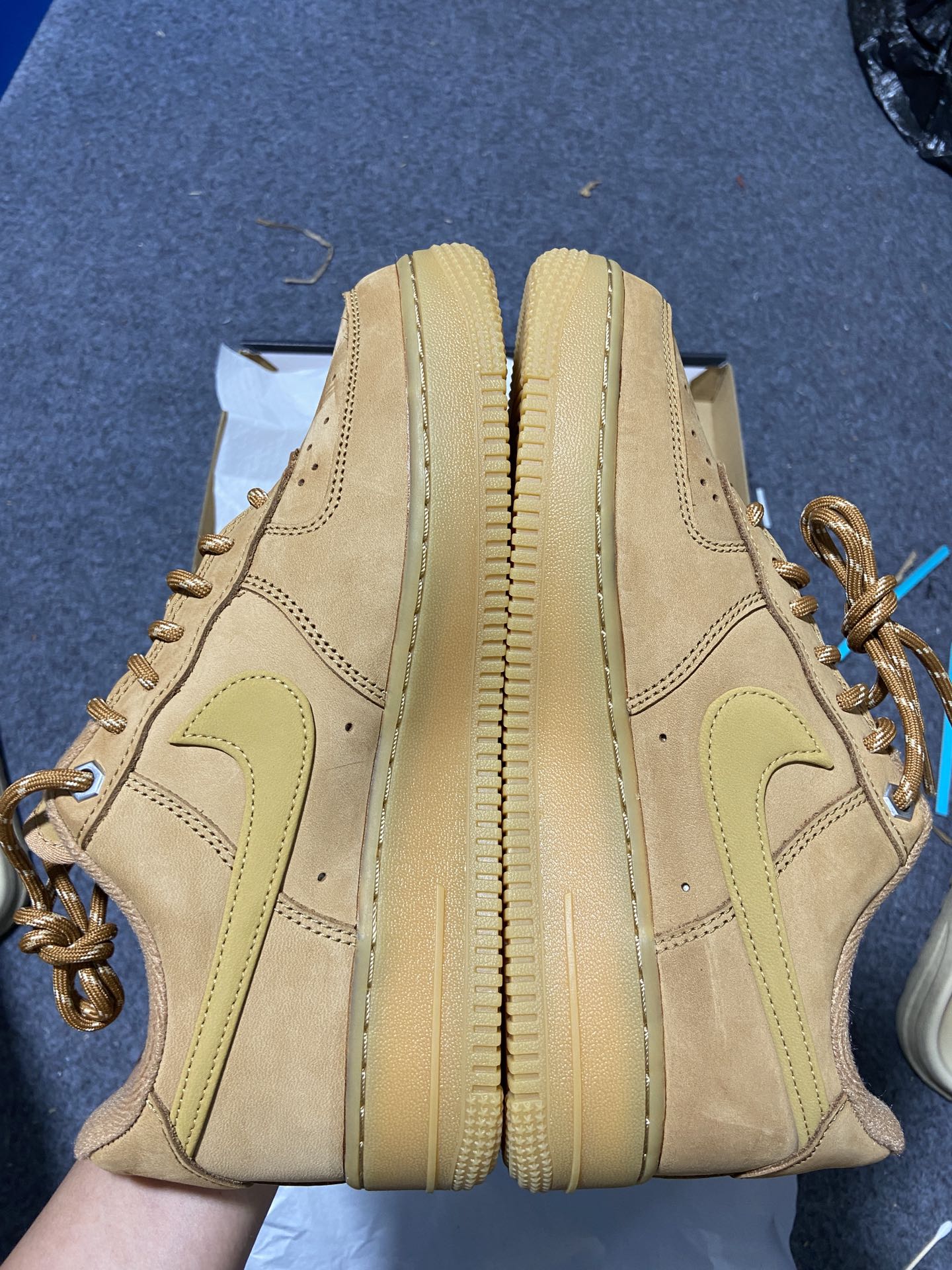 AF1小麦尺码:39-46纯原出品-AirForce1Low07LV8“Wheat/Flax”小麦黄CJ