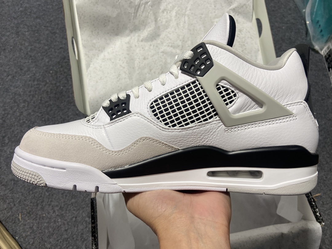 AJ4小白水泥鞋码36-48.5有45.5福利特价-AirJordan4Retro“MilitaryBl