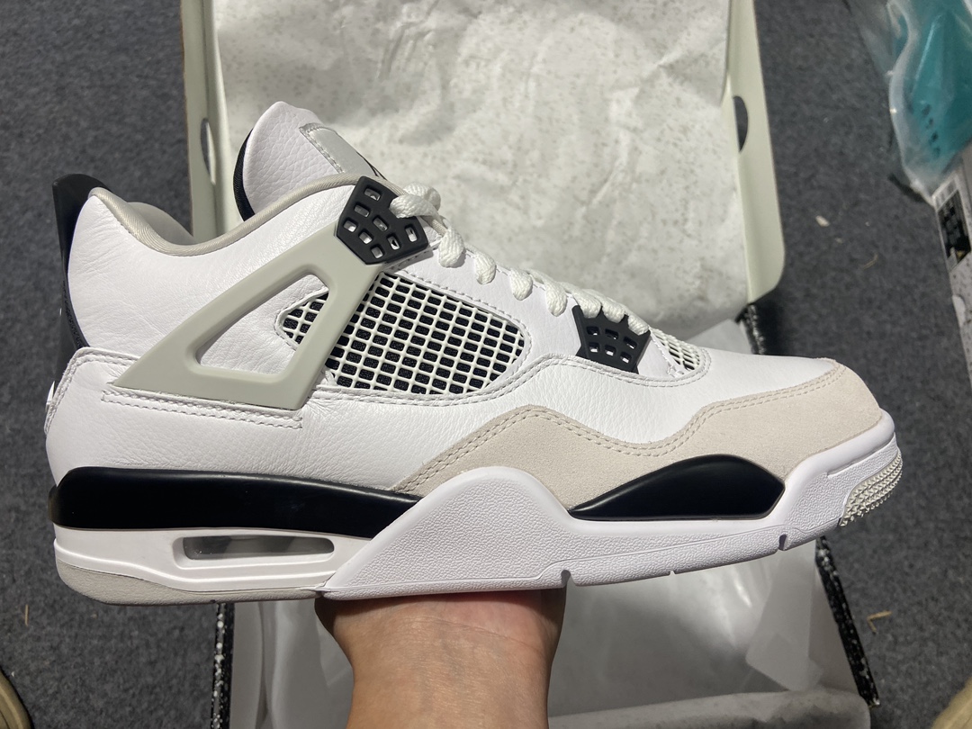 AJ4小白水泥鞋码36-48.5有45.5福利特价-AirJordan4Retro“MilitaryBl