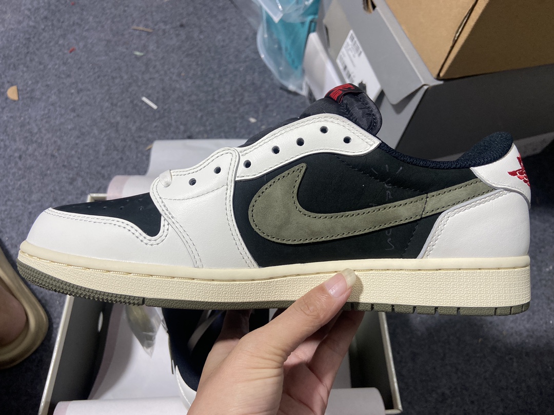 AJLow橄榄绿尺码:36-47.5纯原出品-TravisScottxAirJordan1LowOGWM