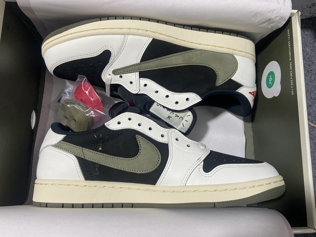 AJLow橄榄绿尺码:36-47.5纯原出品-TravisScottxAirJordan1LowOGWM