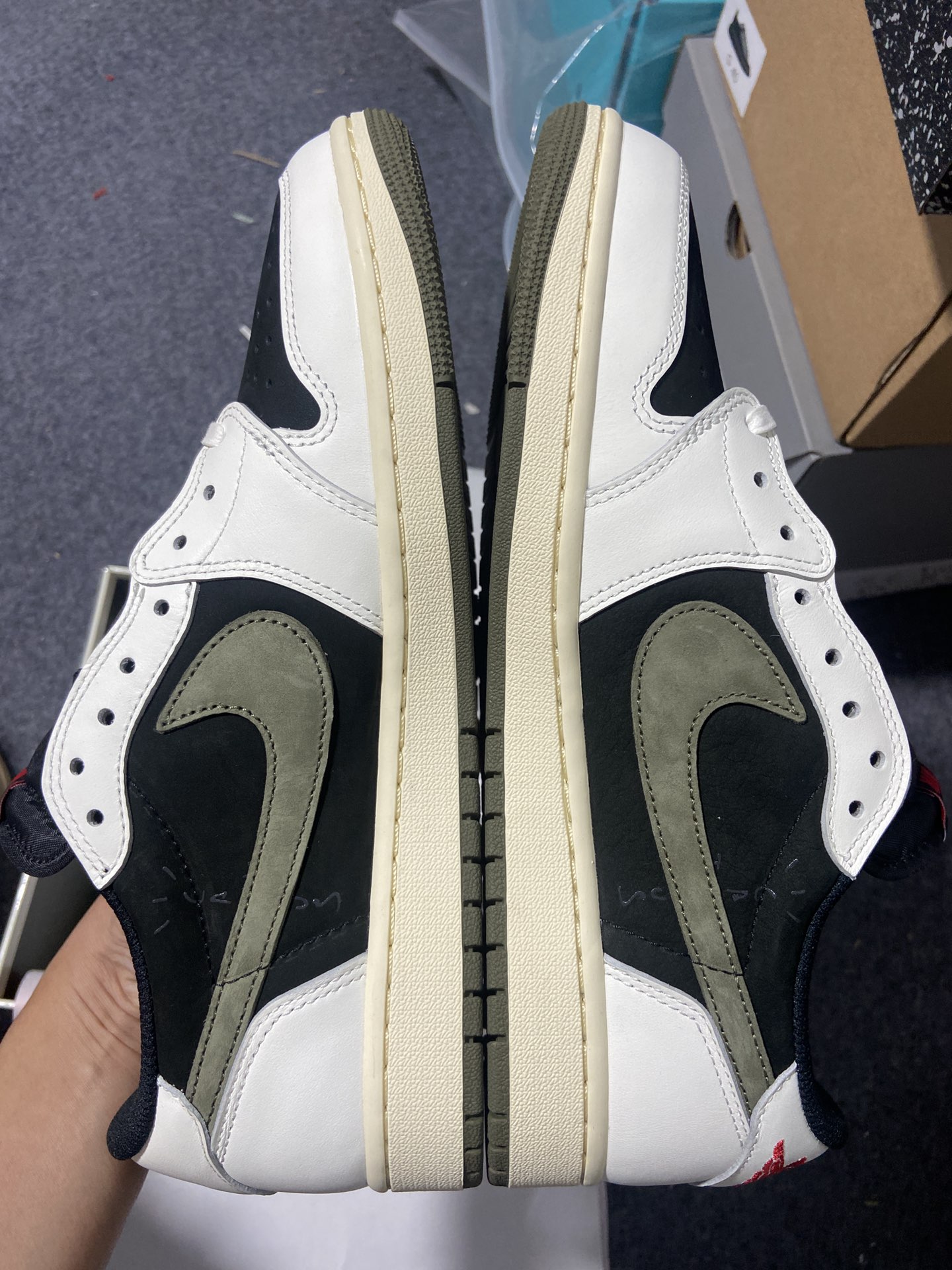 AJLow橄榄绿尺码:36-47.5纯原出品-TravisScottxAirJordan1LowOGWM