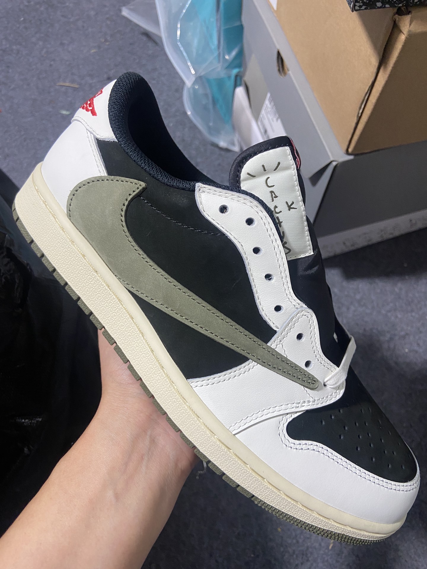 AJLow橄榄绿尺码:36-47.5纯原出品-TravisScottxAirJordan1LowOGWM