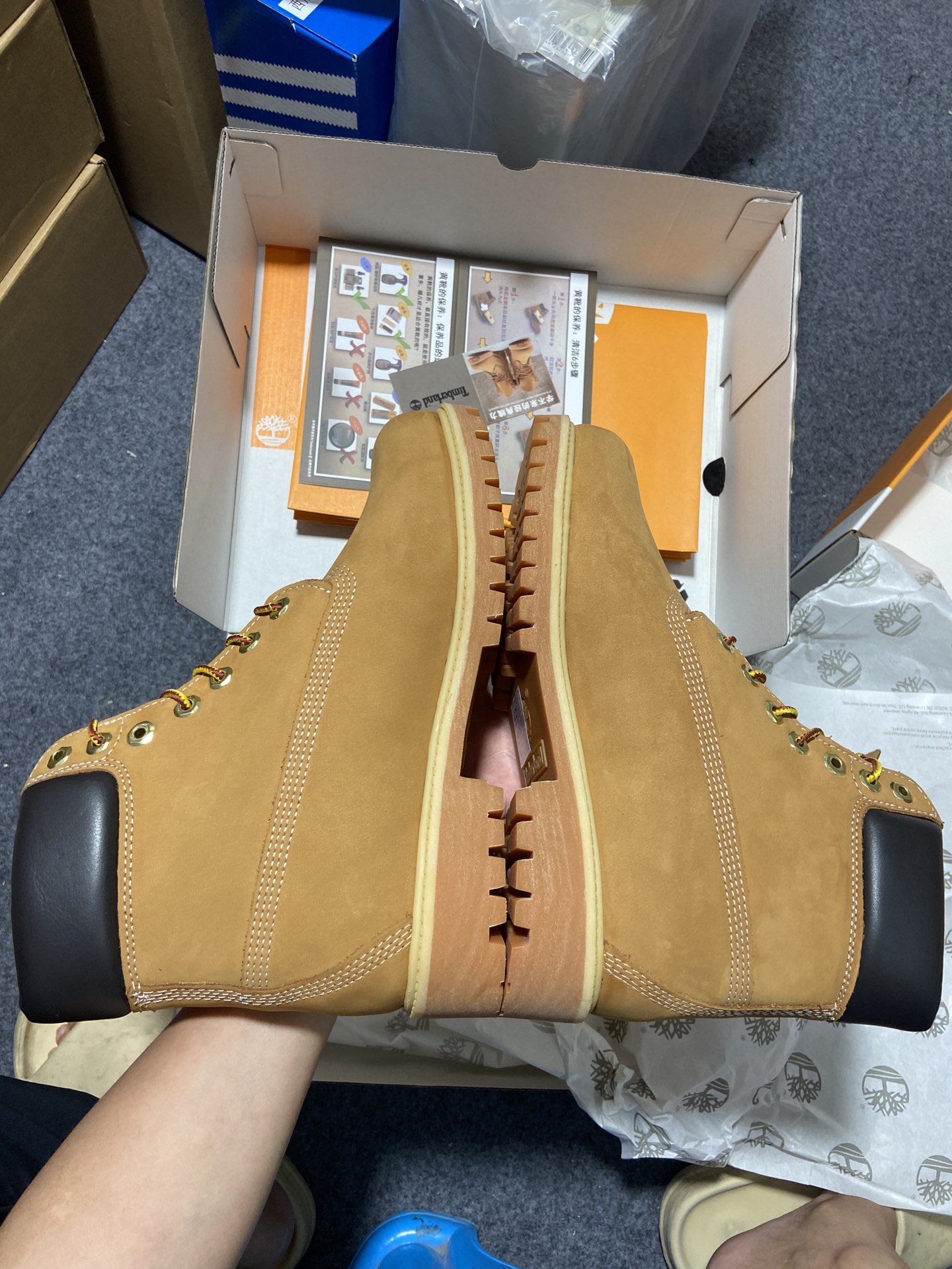 Timberland天伯伦经典款大黄靴七孔男码10061六孔女码10361经典再造全新升级原单防水皮料注