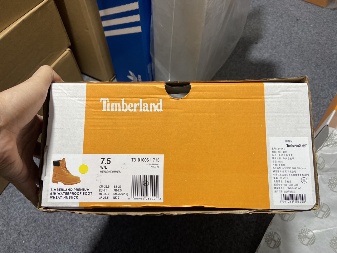 Timberland天伯伦经典款大黄靴七孔男码10061六孔女码10361经典再造全新升级原单防水皮料注