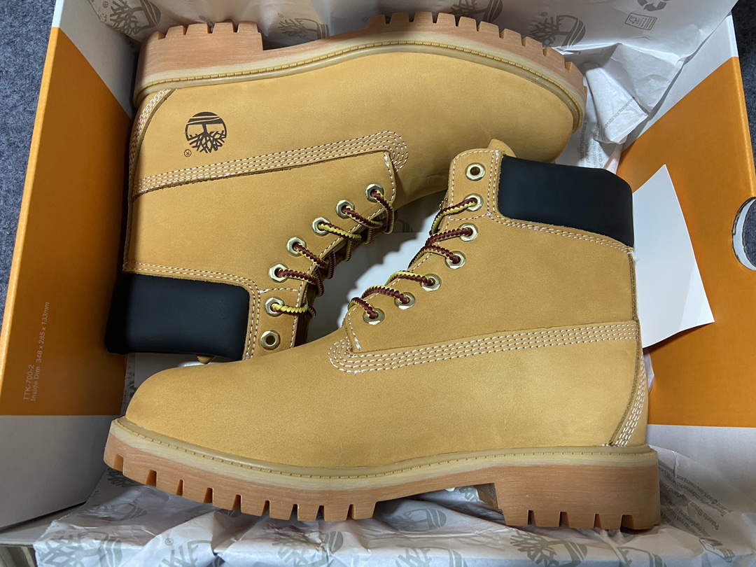 Timberland天伯伦经典款大黄靴七孔男码10061六孔女码10361经典再造全新升级原单防水皮料注