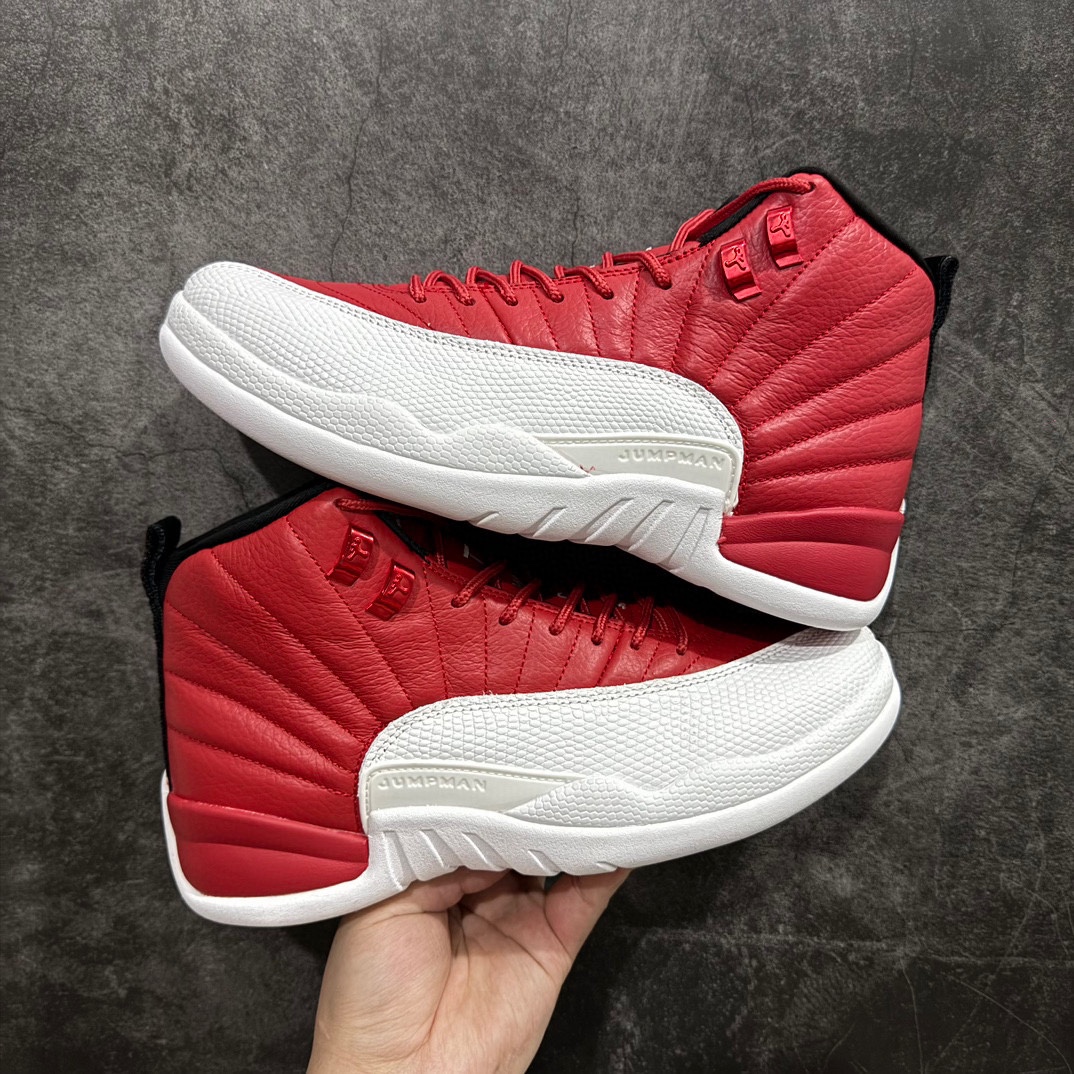 顶级外贸版AirJordanAJ12Retro红白130690-600原楦原纸板开发原汁原味12代鞋型进