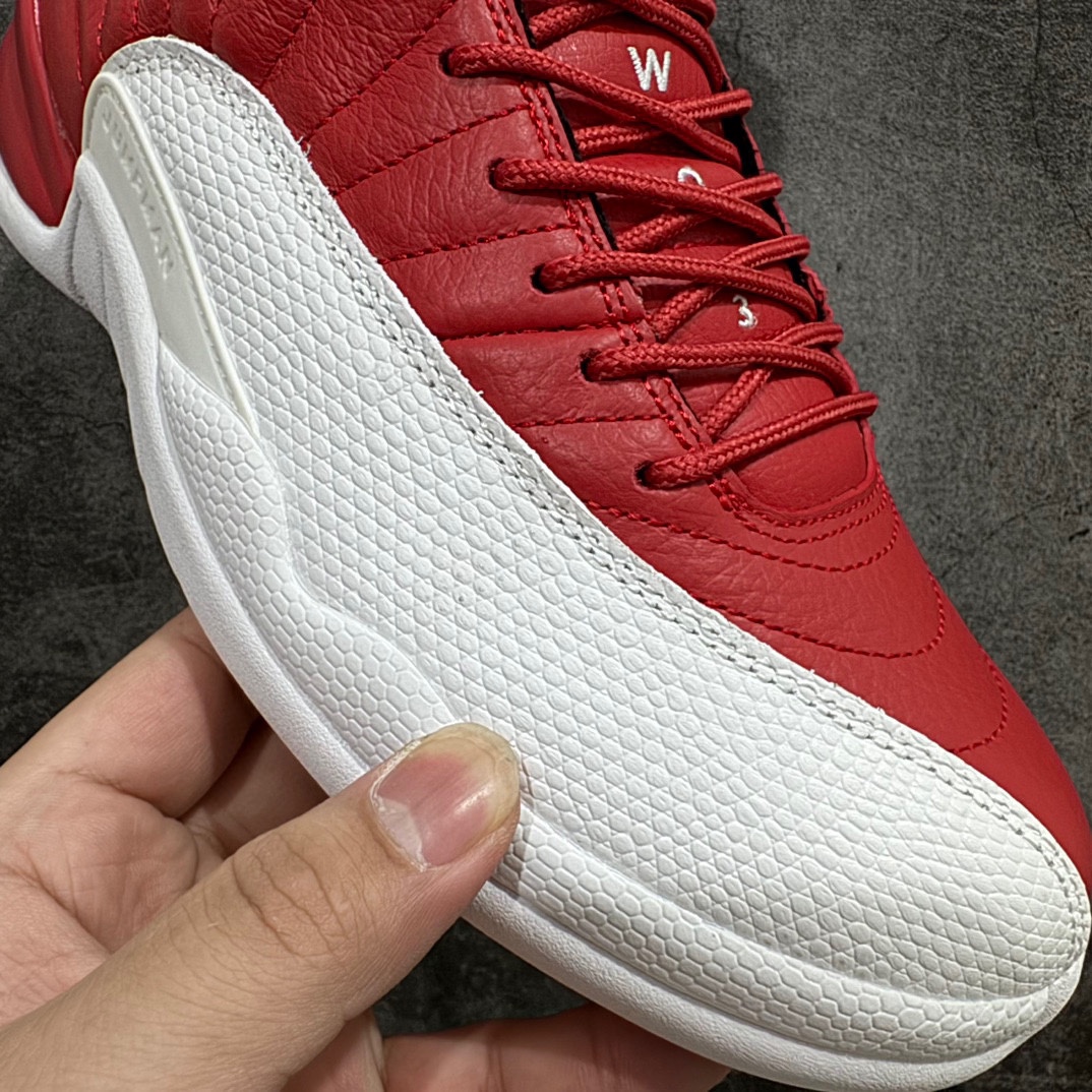 顶级外贸版AirJordanAJ12Retro红白130690-600原楦原纸板开发原汁原味12代鞋型进