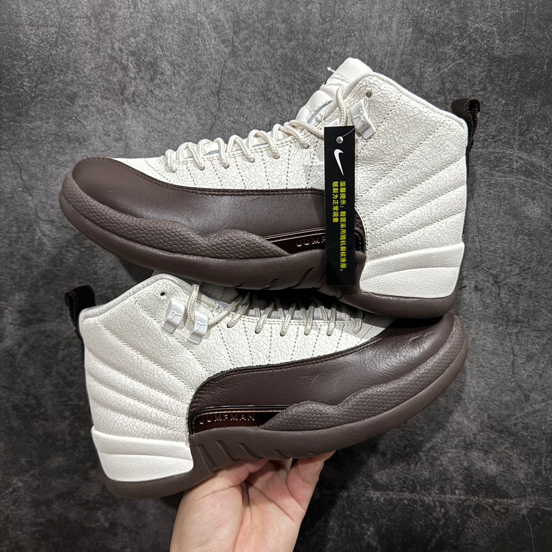 纯原版SoleFlyxAirJordan12Retro高帮巴洛克棕AJ12乔丹12代aj12乔12高邦棕