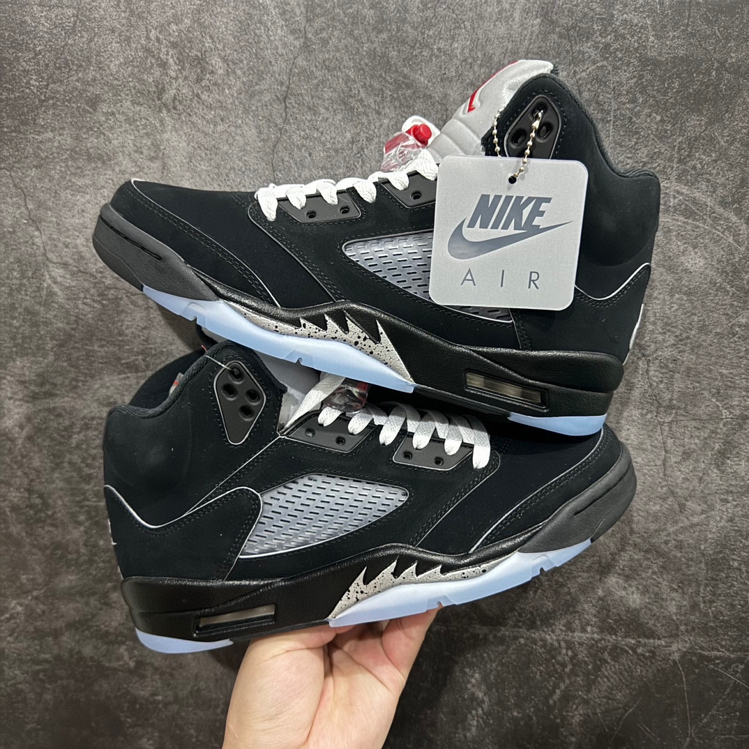 纯原AirJordanAJ5“BlackMetallicReimagined”黑银HF3975-001采