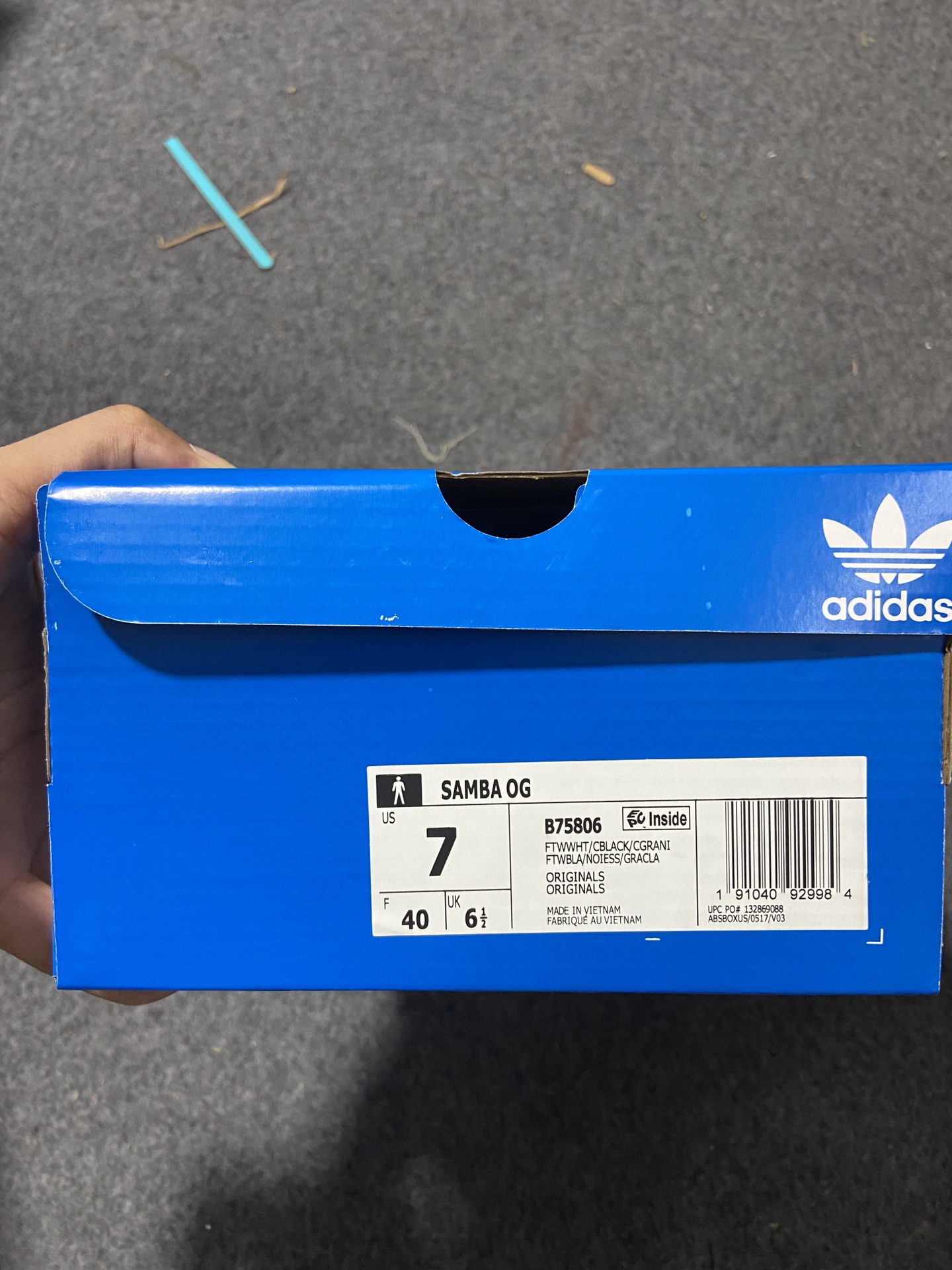 补单adidasoriginalsSAMBAOG黑白灰全码补齐入库！可对比正品参考！原厂工艺！定制皮料！