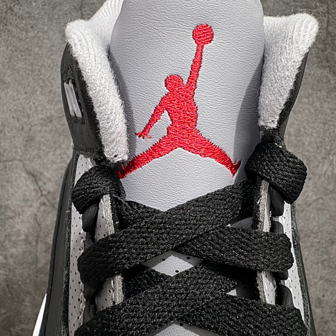 纯原AirJordan3OG“BlackCement”2024版aj3黑水泥出货货号DN3707-010