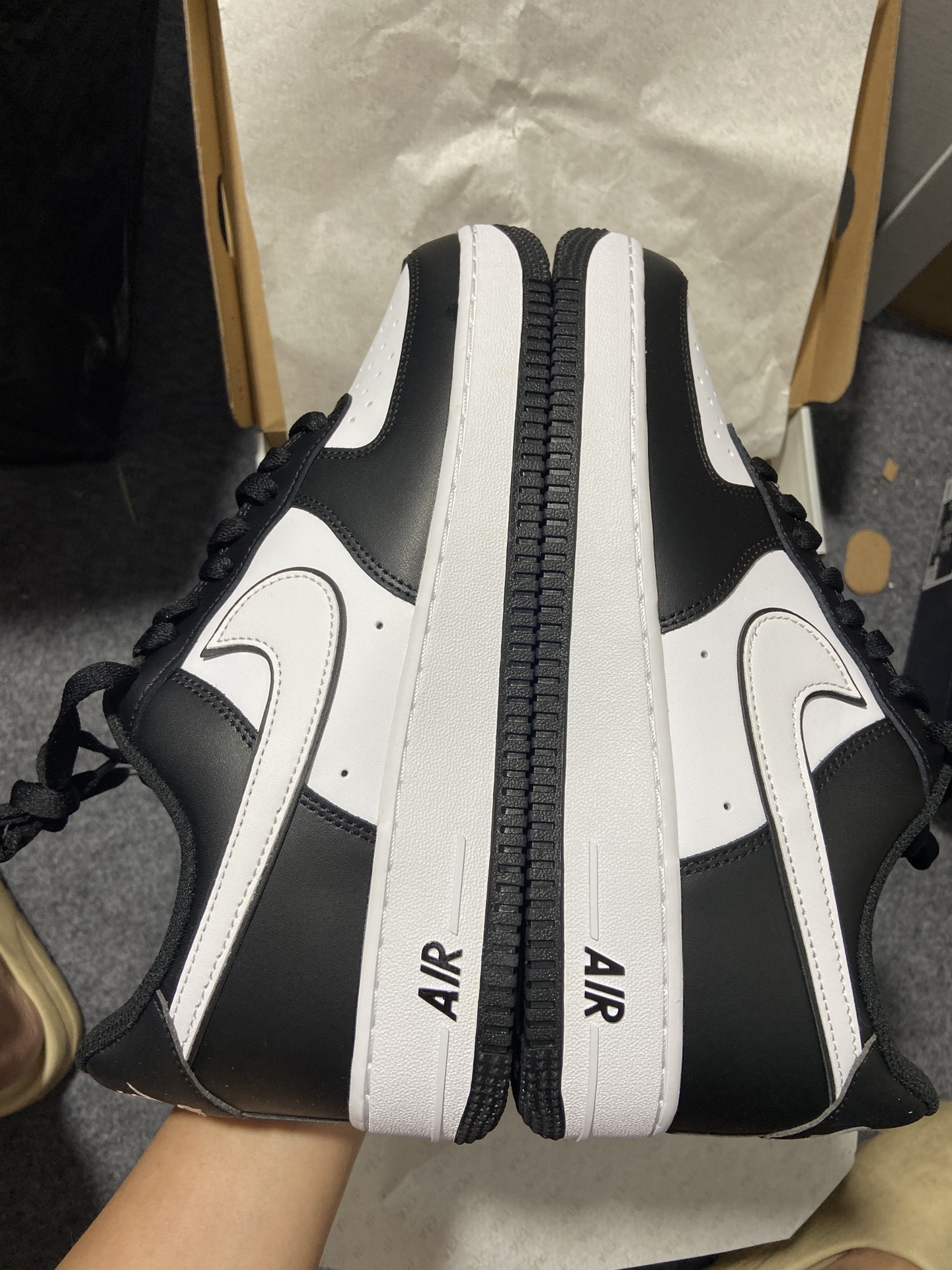 AF1黑白尺码:36-46纯原版出品-AirForce1Low07空军一号低帮经典板鞋白黑DV0788-