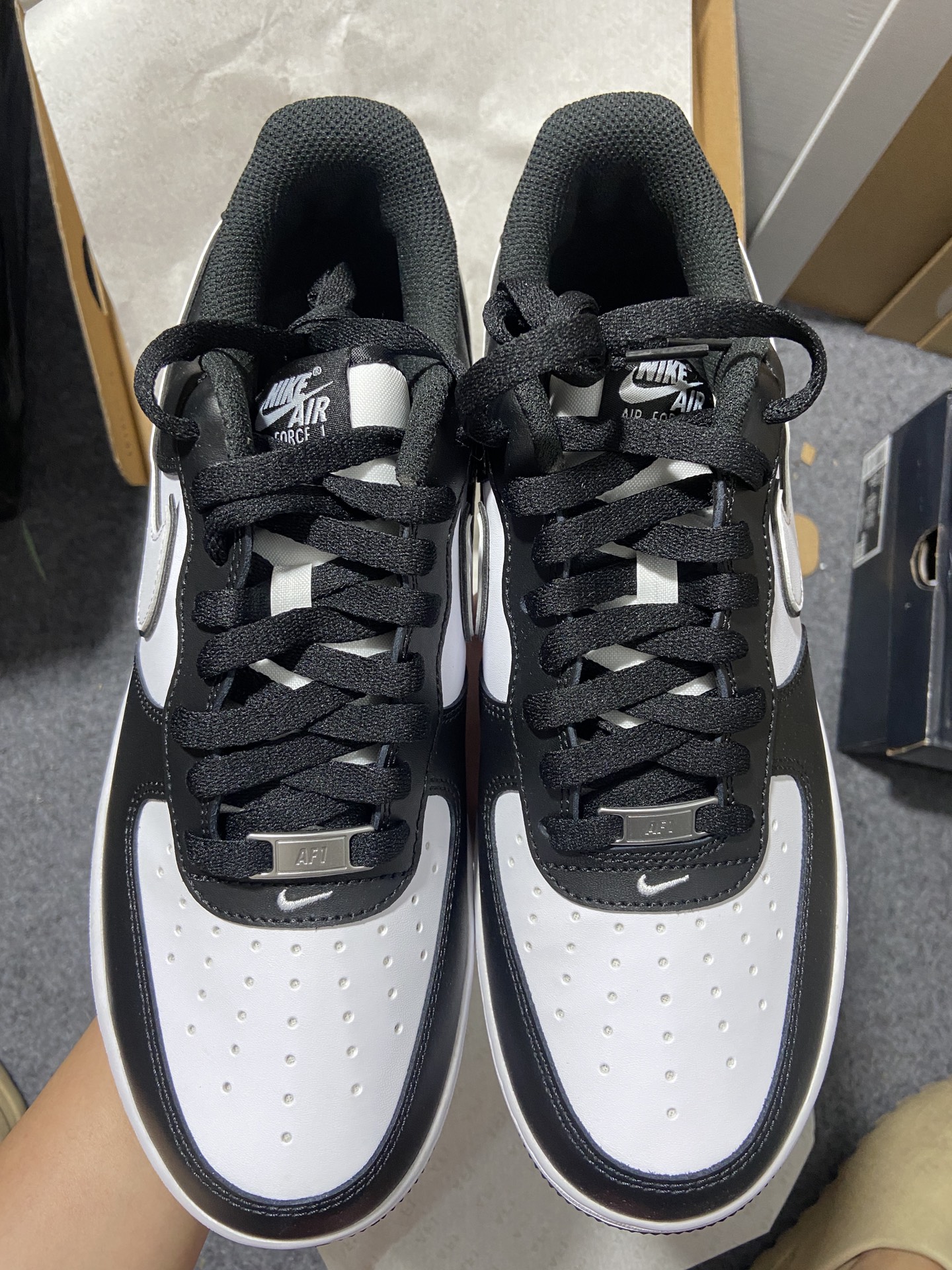 AF1黑白尺码:36-46纯原版出品-AirForce1Low07空军一号低帮经典板鞋白黑DV0788-