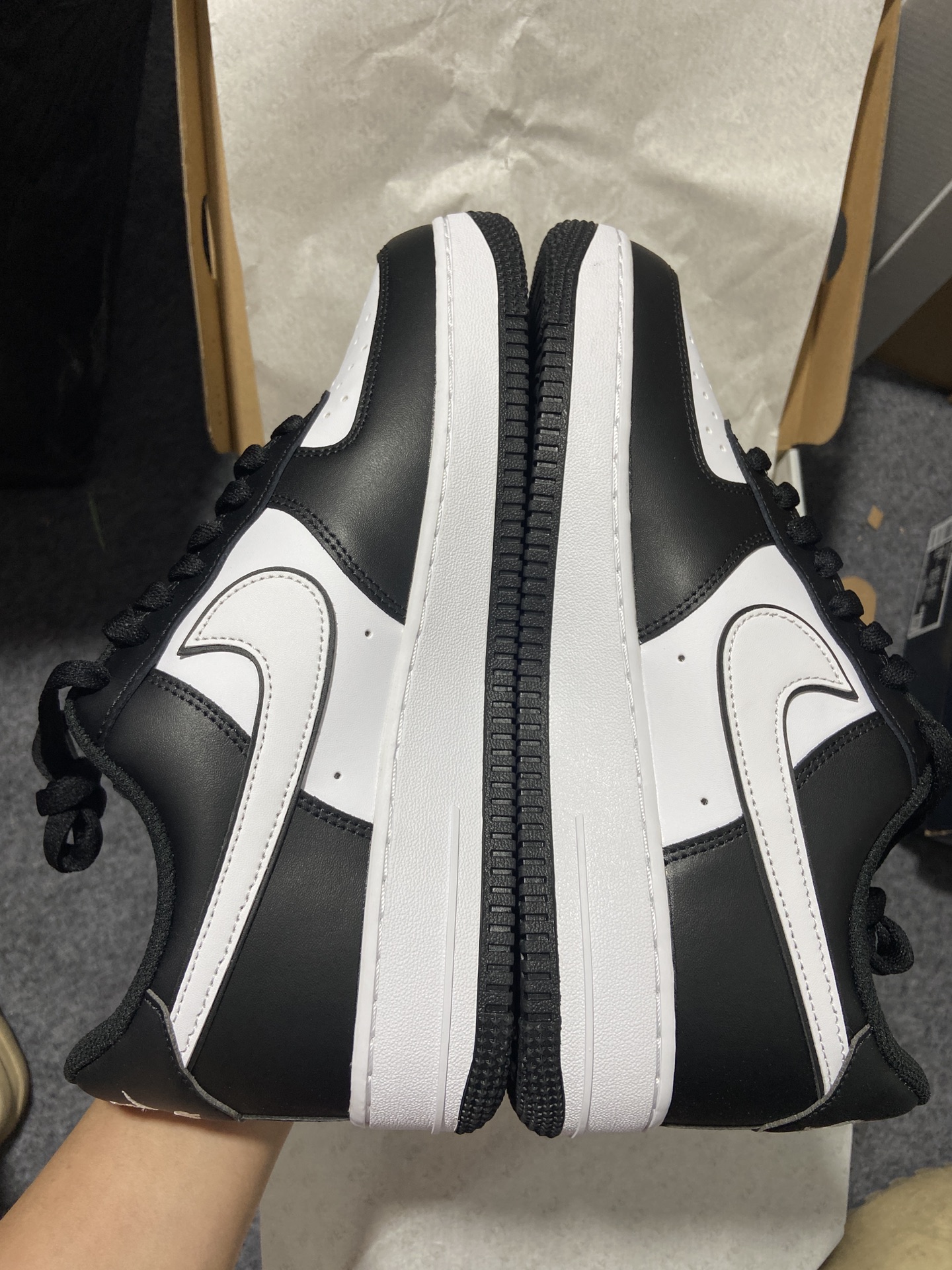 AF1黑白尺码:36-46纯原版出品-AirForce1Low07空军一号低帮经典板鞋白黑DV0788-