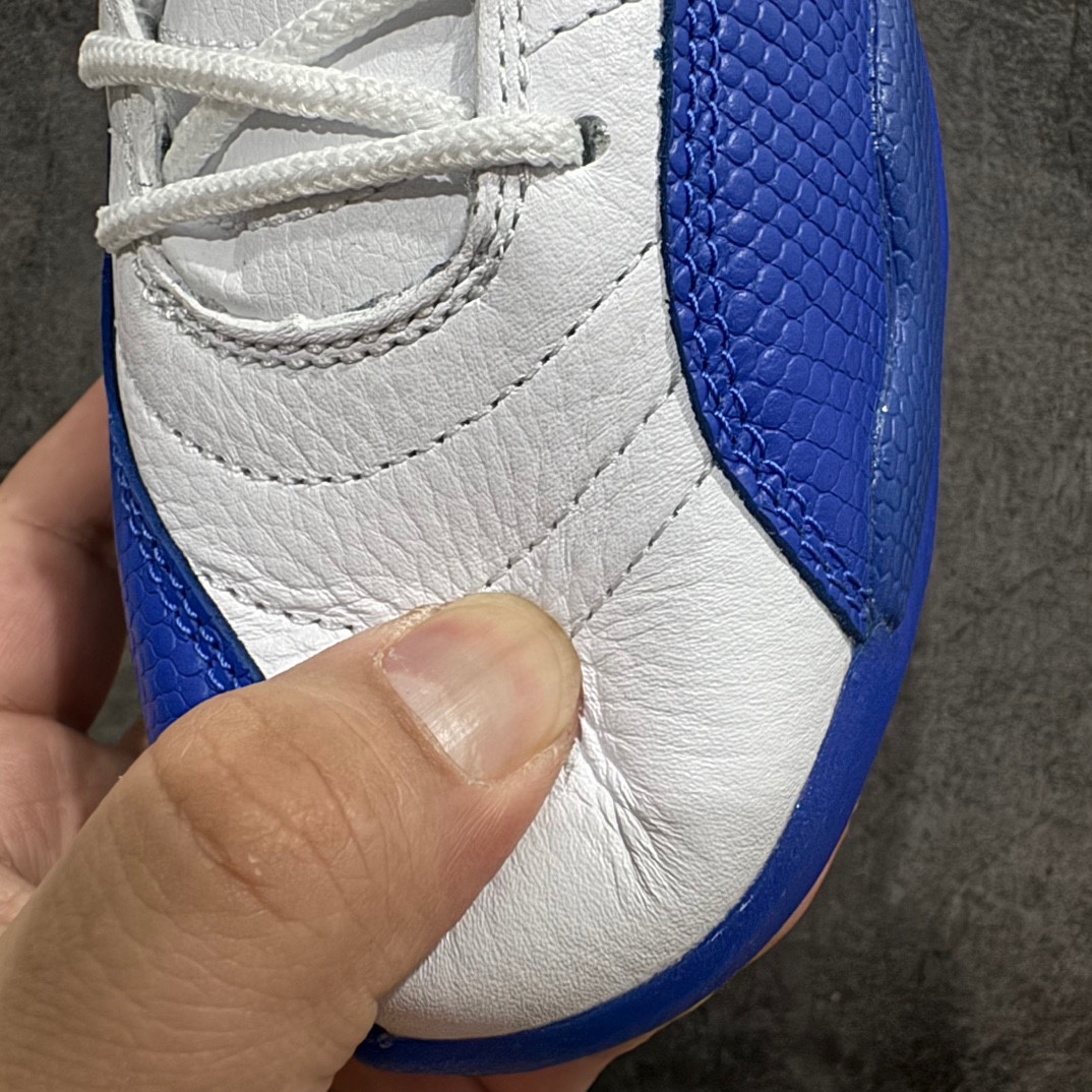 纯原AirJordanAJ12Retro潮流中帮复古篮球鞋男款白蓝CT8013-140全新订单高端零售外