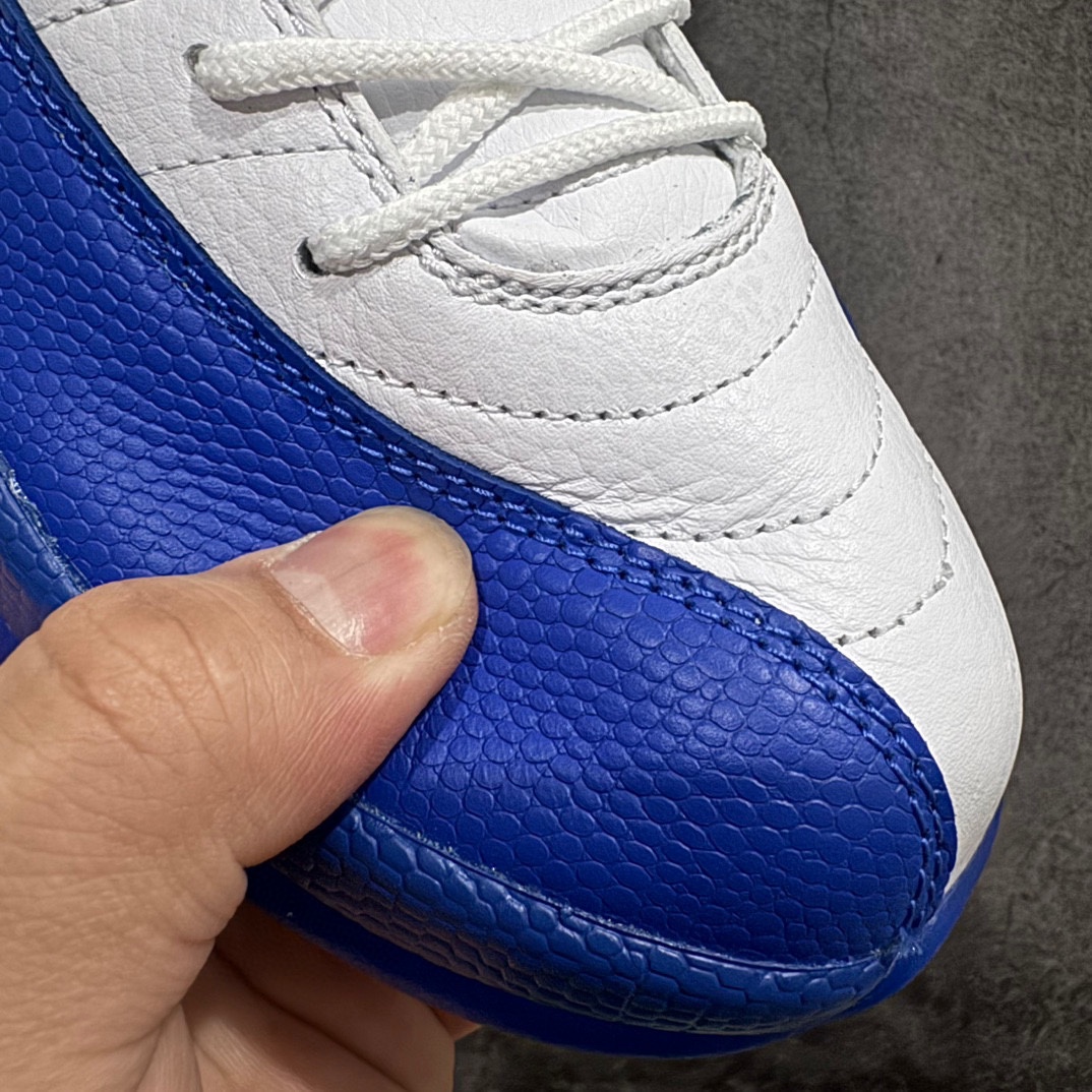 纯原AirJordanAJ12Retro潮流中帮复古篮球鞋男款白蓝CT8013-140全新订单高端零售外