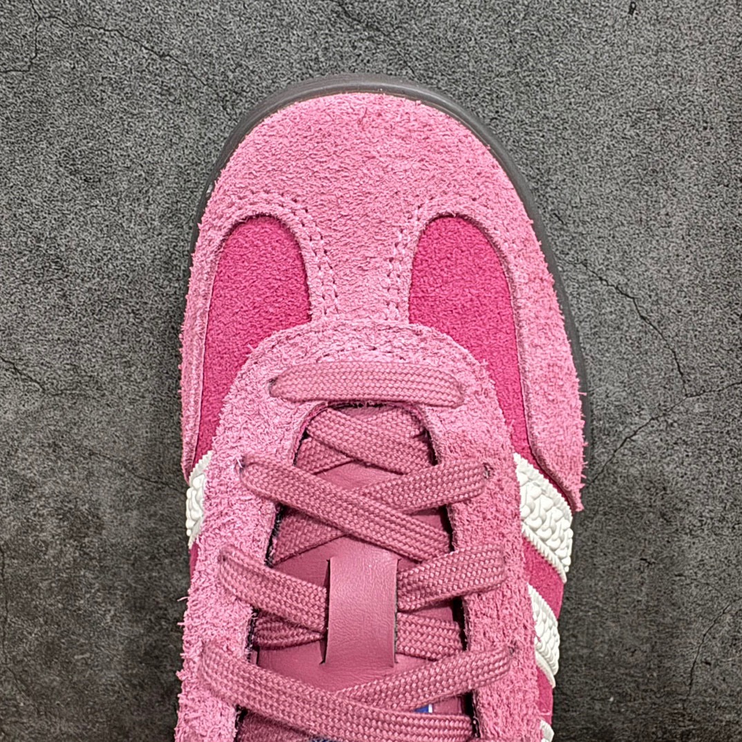 纯原版AdidasOriginalsGazelleIndoor防滑低帮T头德训鞋GZ复古系列粉红草莓熊I