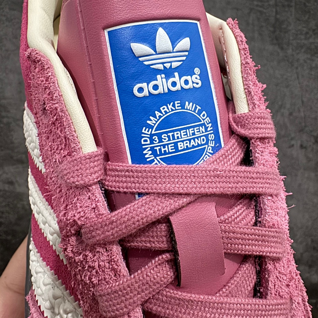 纯原版AdidasOriginalsGazelleIndoor防滑低帮T头德训鞋GZ复古系列粉红草莓熊I