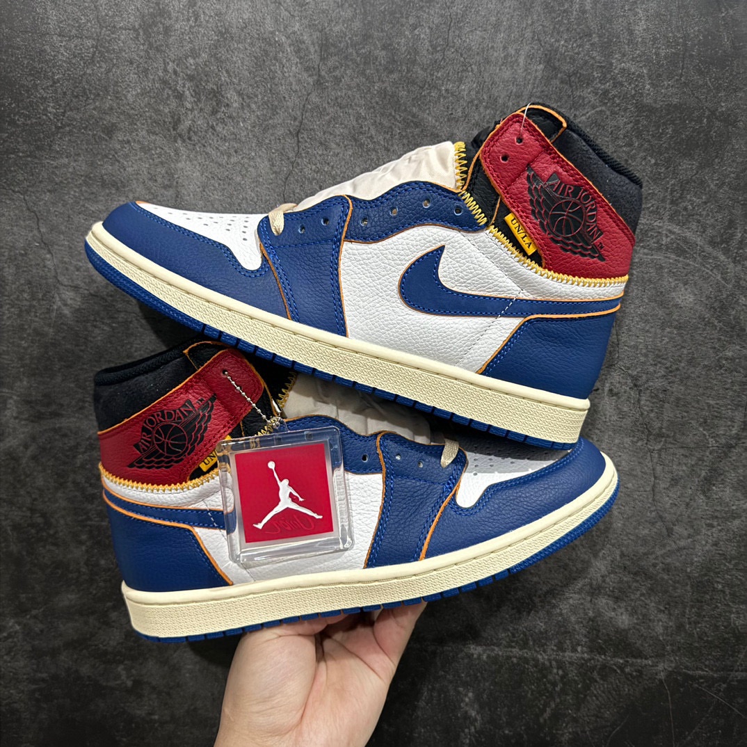 莞产纯原UnionxAirJordanAJ1RetroHighNRG联名四色拼接黑脚趾BV1300-14