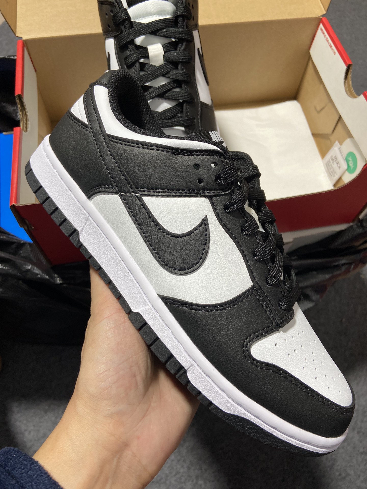 Dunk尺码:35.5-47.5纯原出品-DunkLowRetro“Black”黑白熊猫DD1391-1